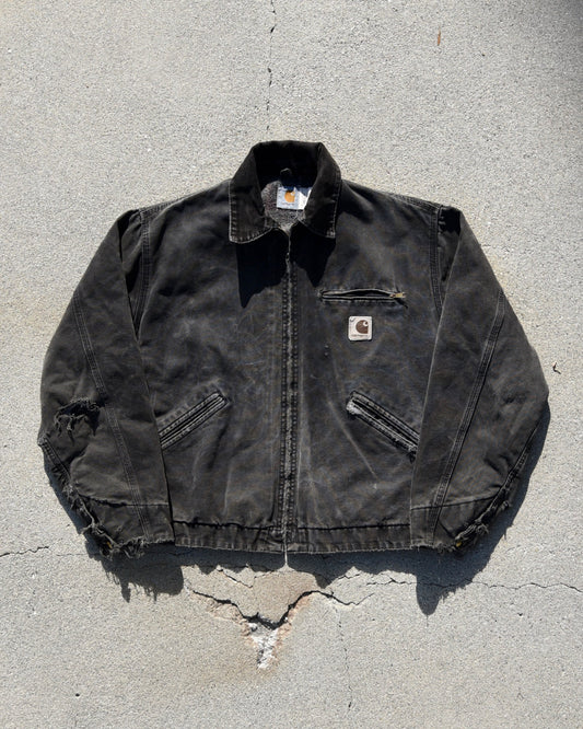 Carhartt Detroit Jacket J43 ONX Onyx Black Large Rare