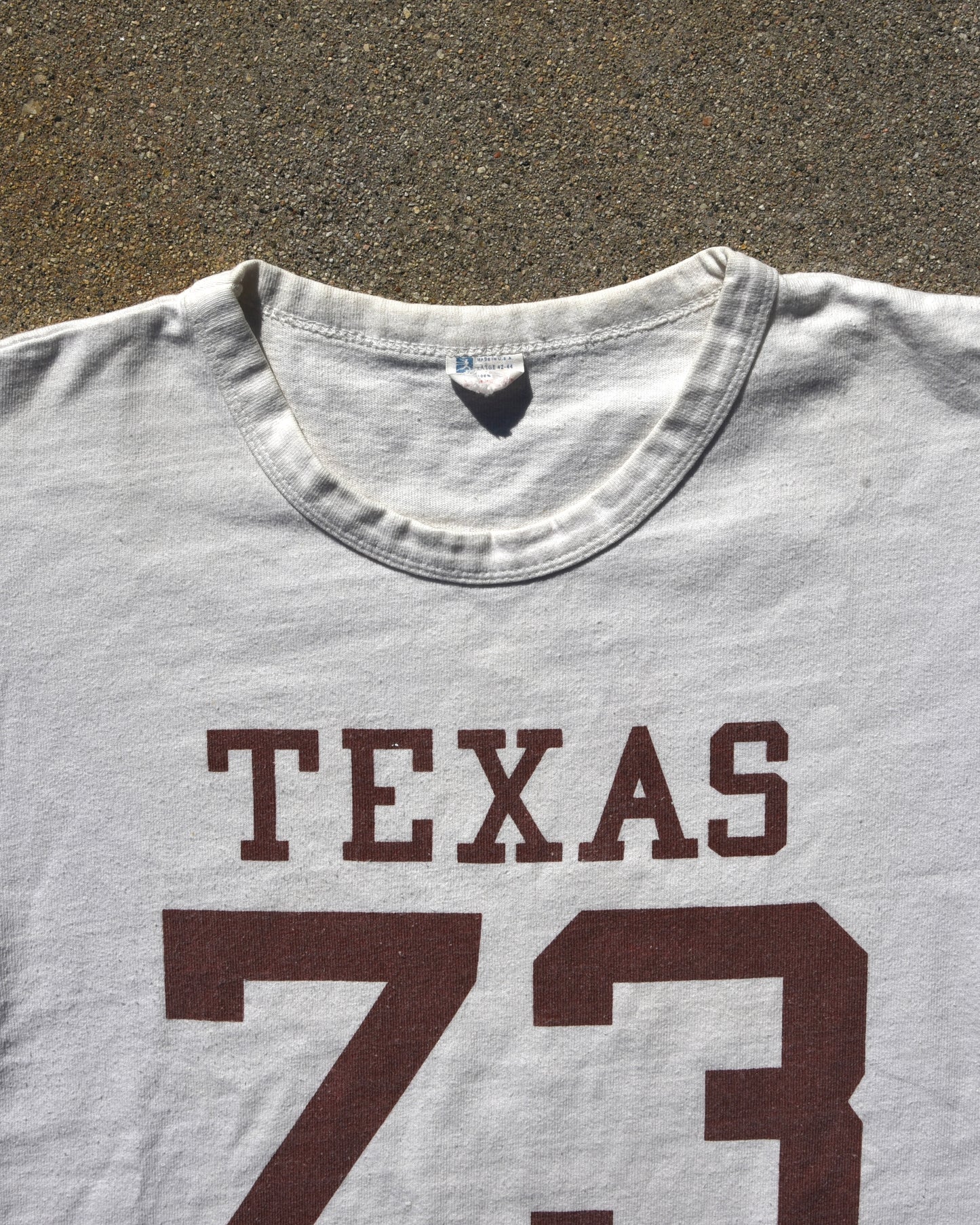 1950s Champion Running Man Texas Cotton Jersey