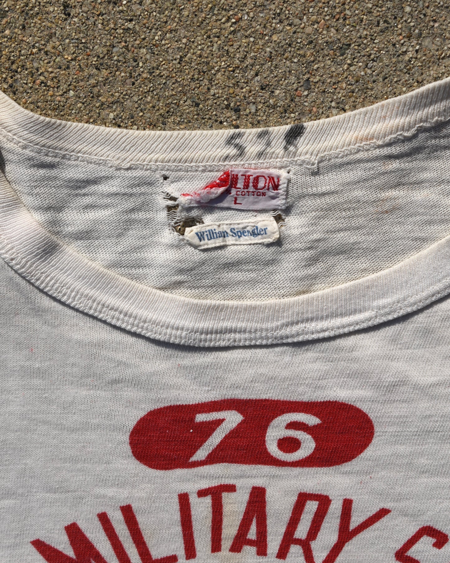 1950s Howe Military School Water Print Tshirt