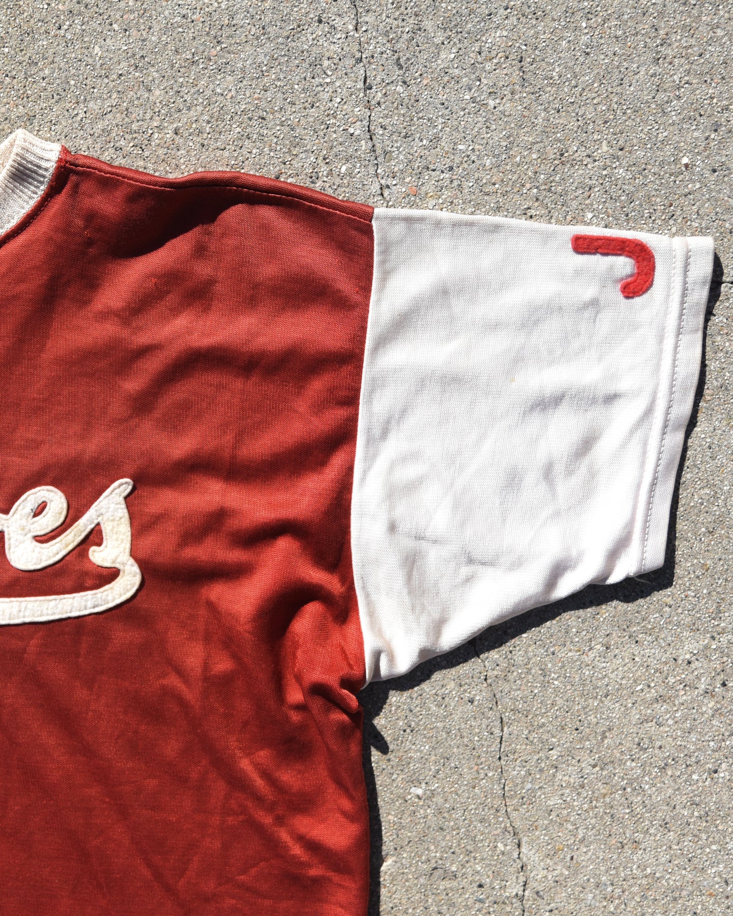 1950s Durene Two Tone Braves Jersey Vintage