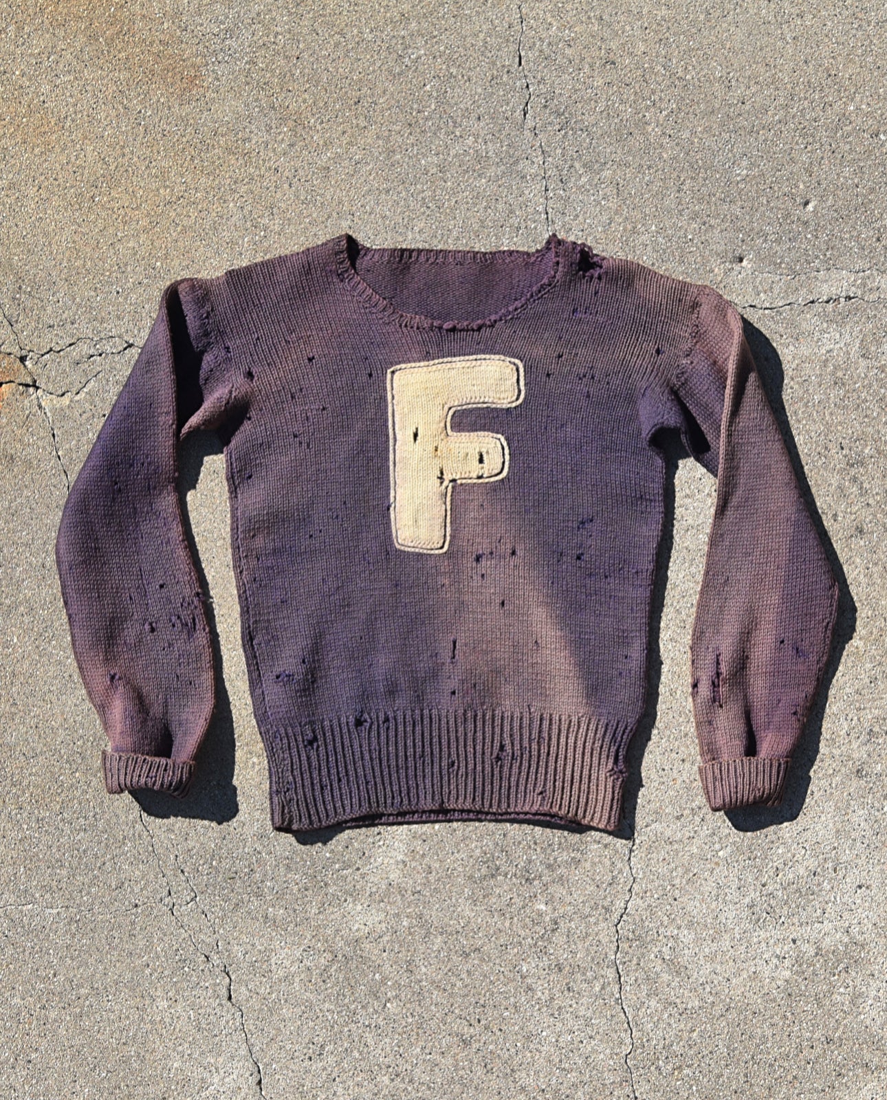 1940s Union Mills Knit Sweatshirt - Sun Faded