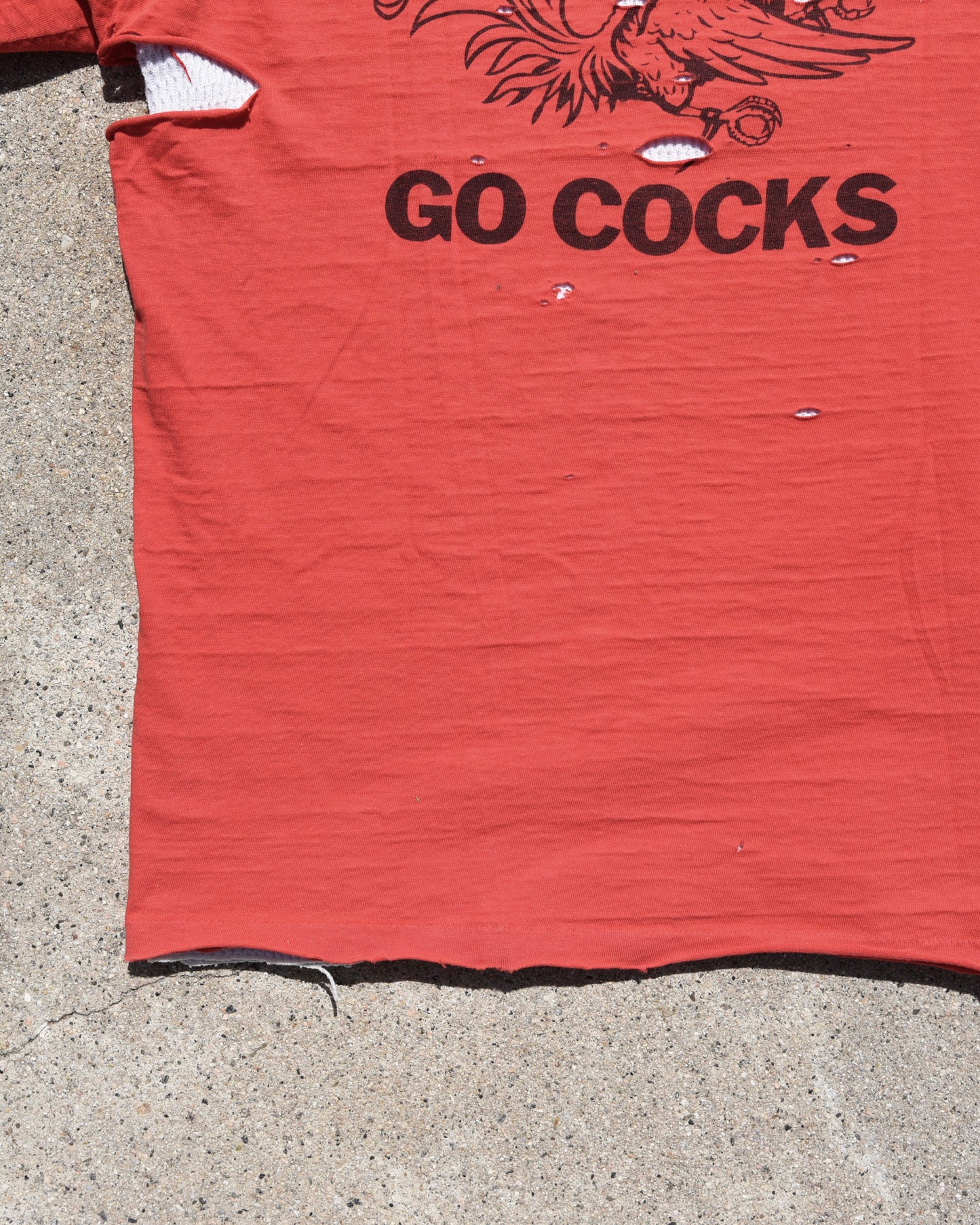1970s Thrashed USC Gamecocks Tshirt