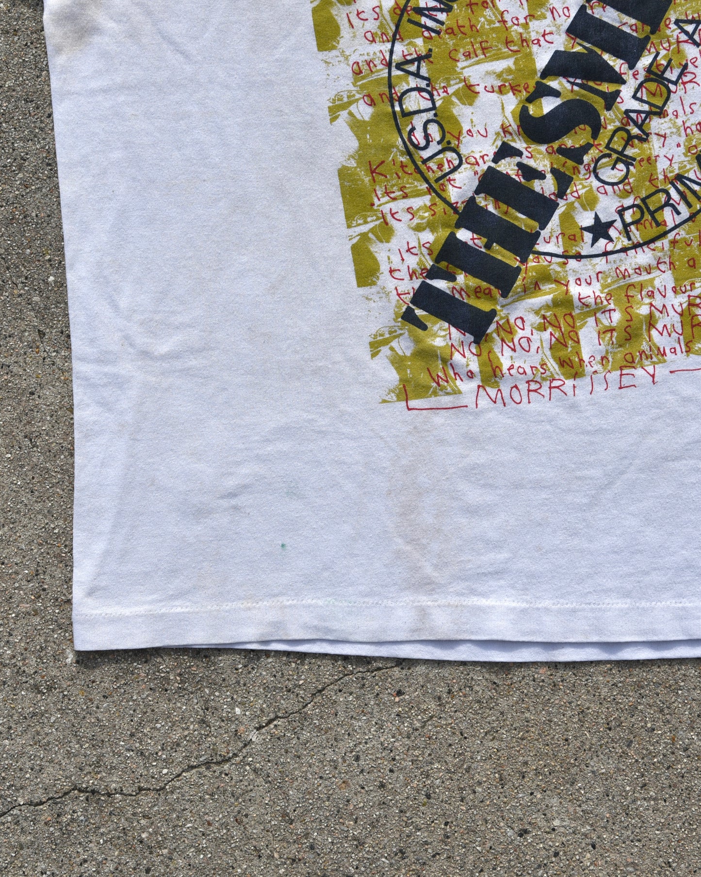 1980s The Smiths Meat Is Murder Tshirt