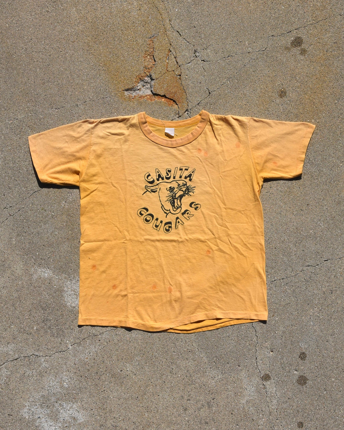 1970s Sun Faded Casita Cougars Tshirt