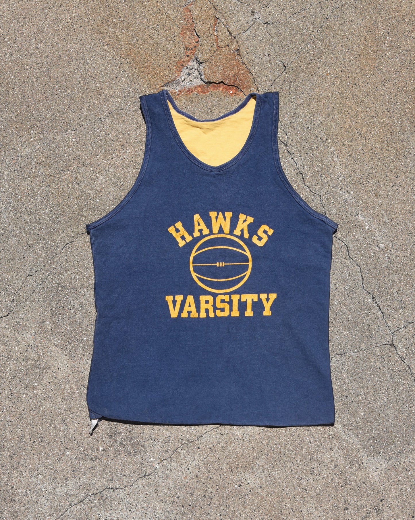 1960s Hawks Varsity Basketball Doubleface Jersey