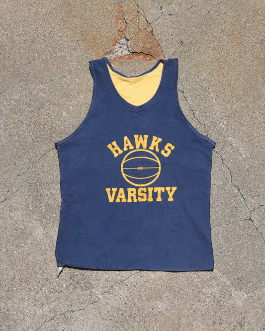 1960s Hawks Varsity Basketball Doubleface Jersey