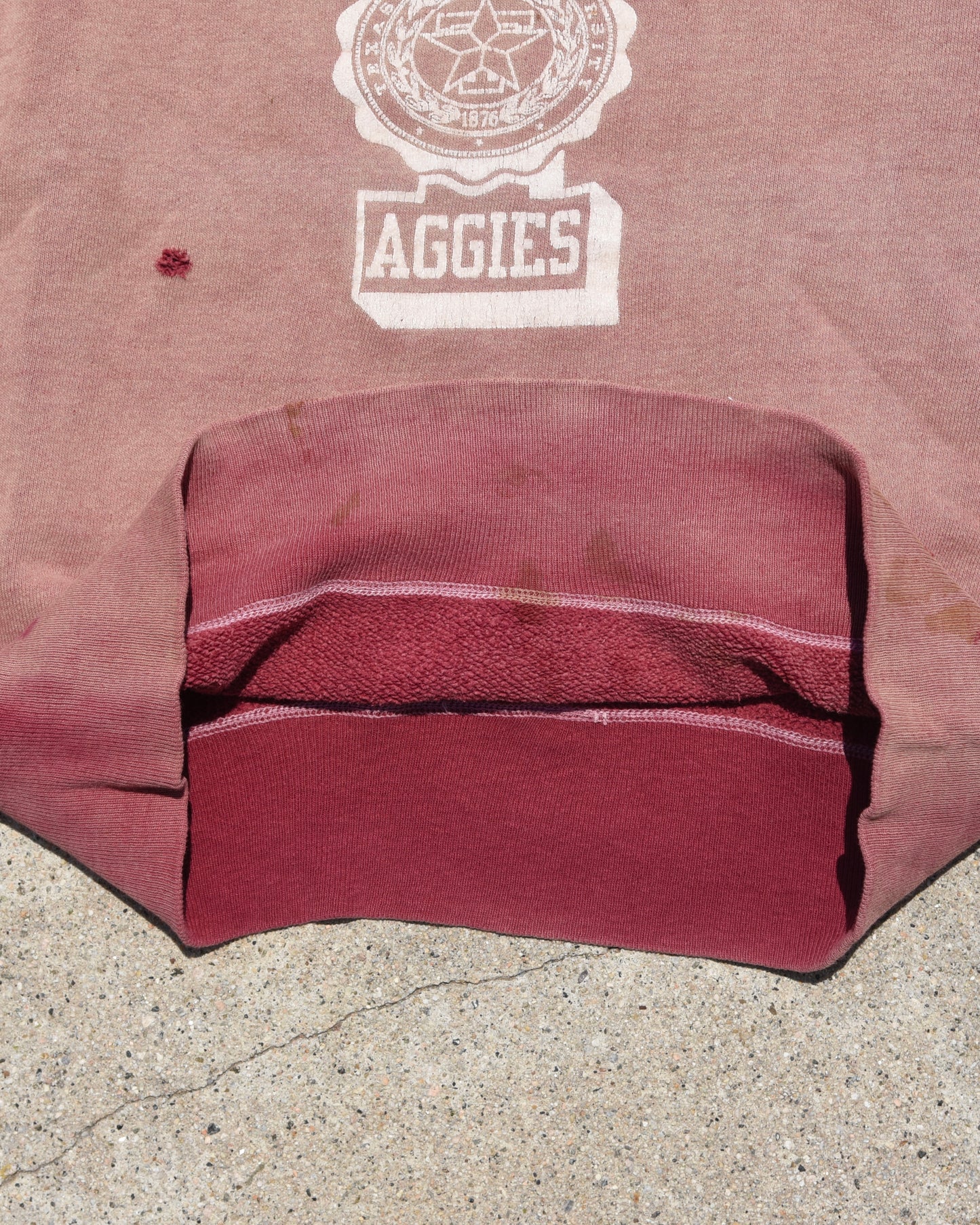 1960s Sun Faded Texas Aggies Sweatshirt
