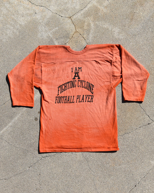 1970s Sun Faded Fighting Cyclone Football Jersey