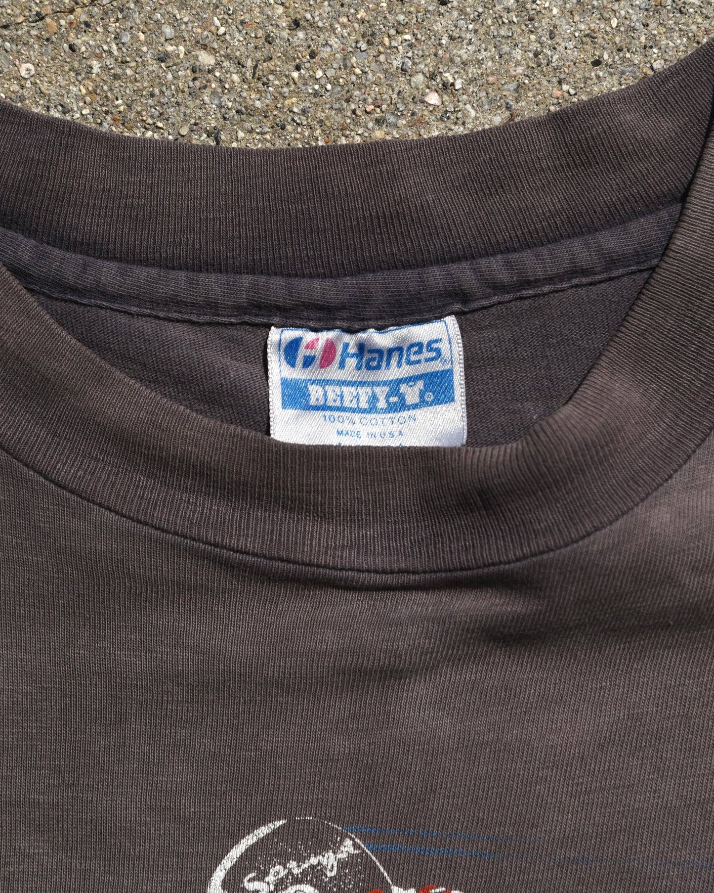 1980s Sun Faded Harley Davidson Team Sponsor Tshirt