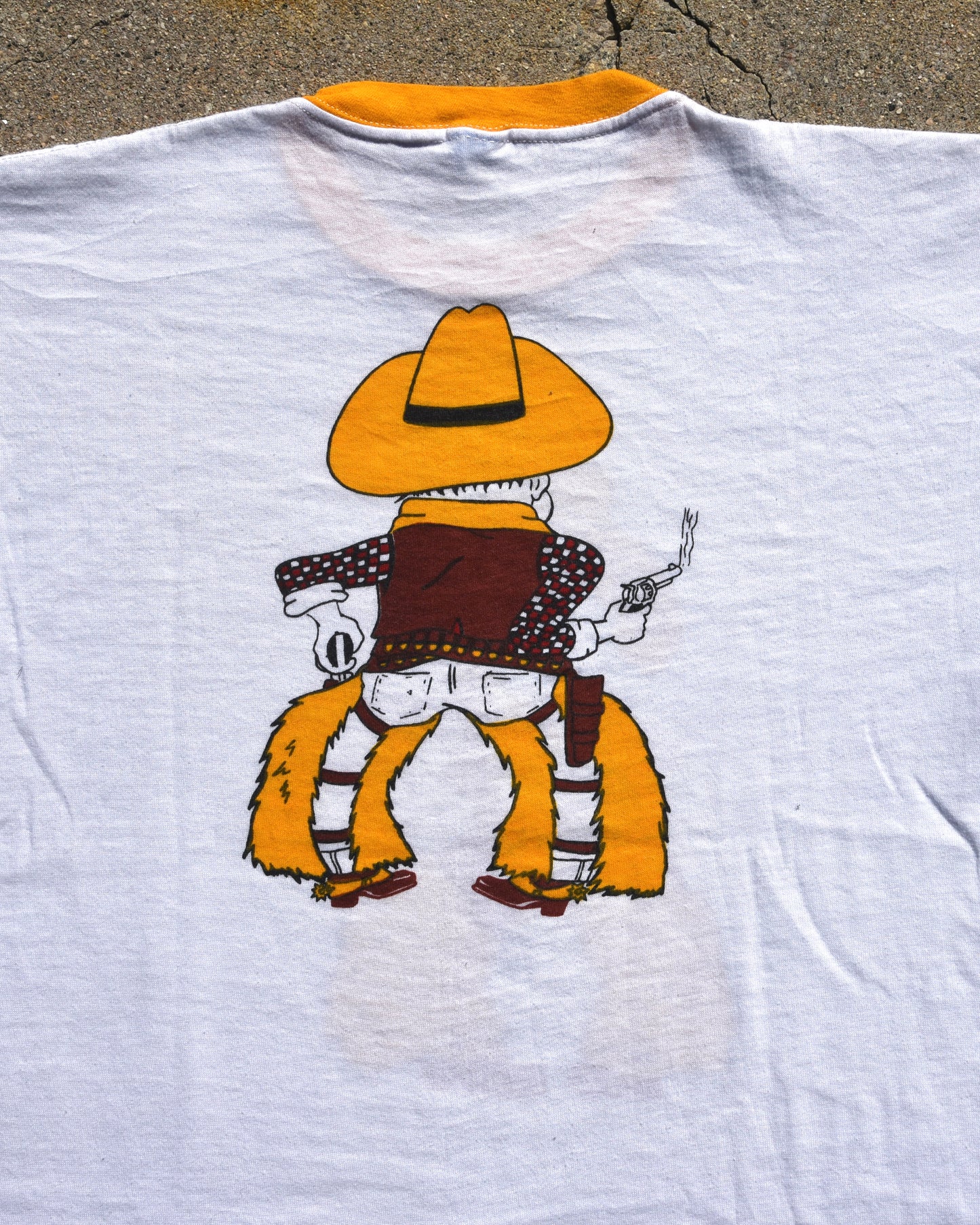 1970s Cowboy Ringer Tshirt
