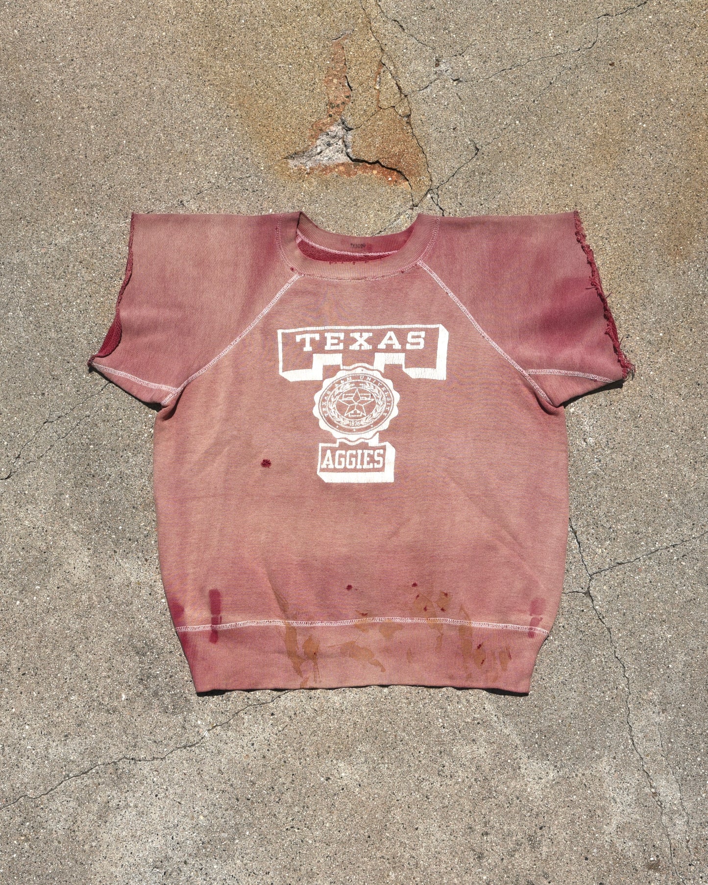 1960s Sun Faded Texas Aggies Sweatshirt