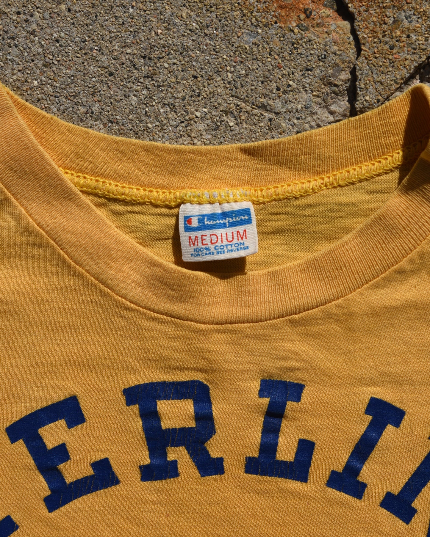 1970s Champion Sterling Phys Ed Tshirt - Medium