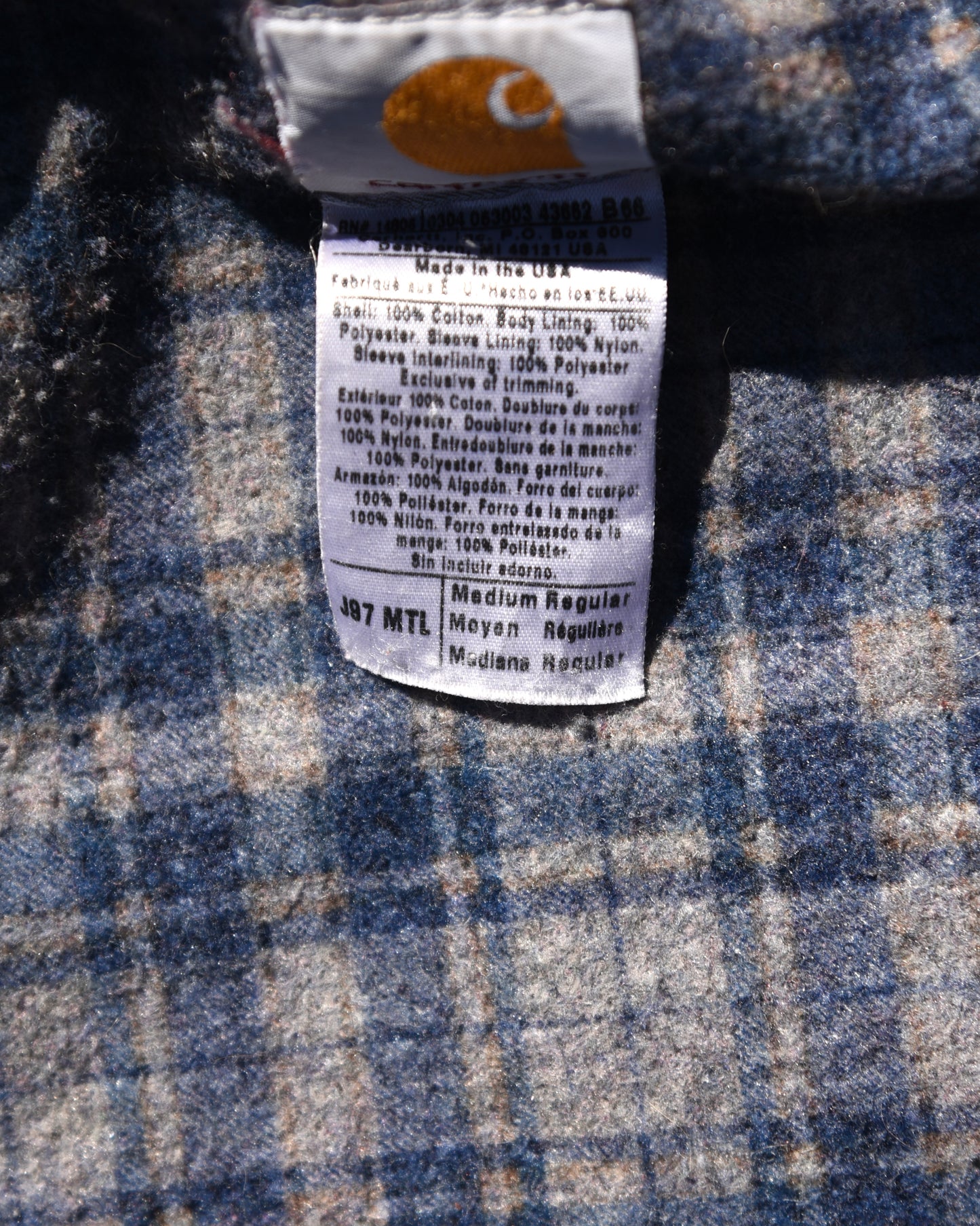 Carhartt J97 MTL Detroit Jacket  Metal Gray - Medium