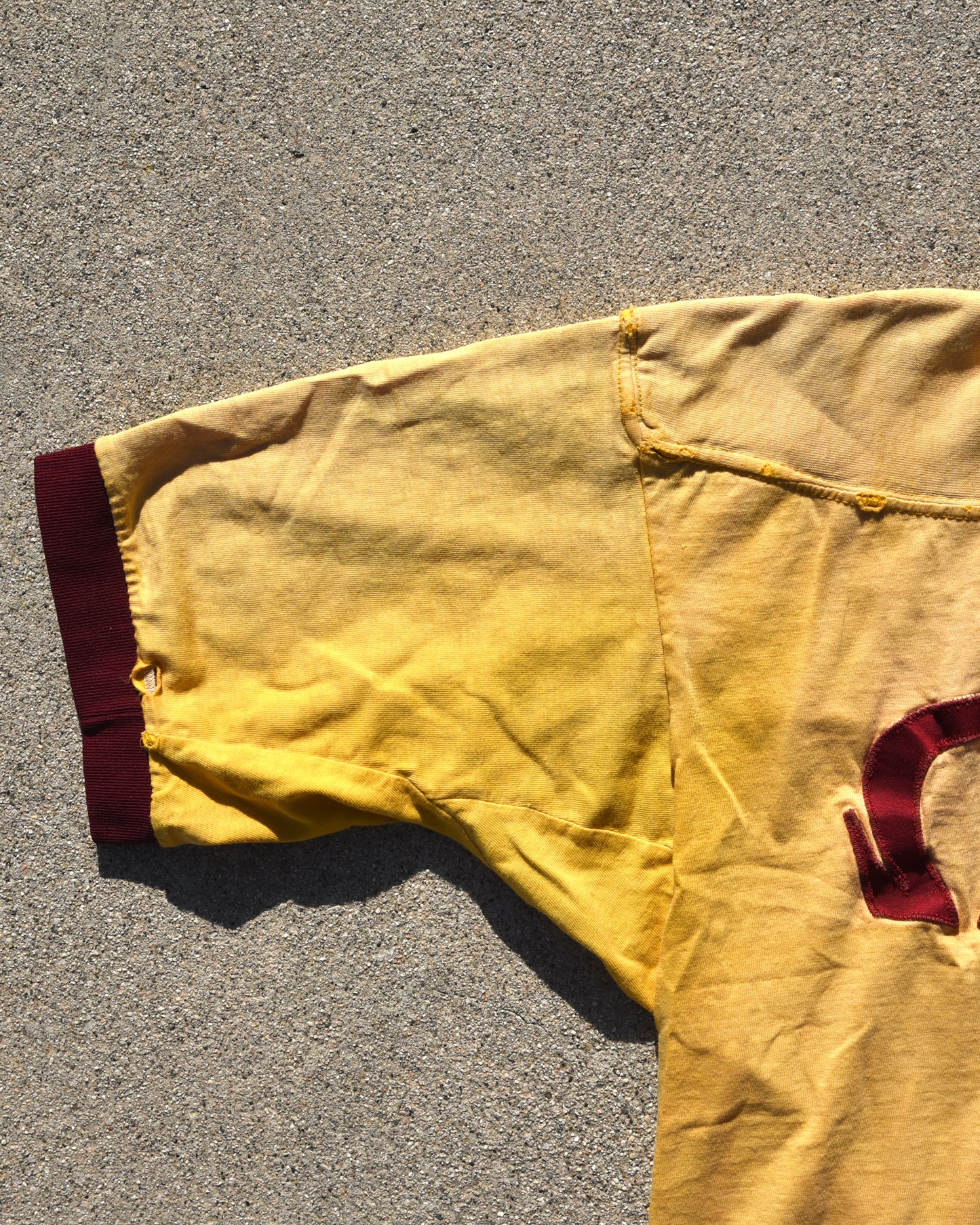 1960s Durene Thrashed Sun Faded Fraternity Jersey