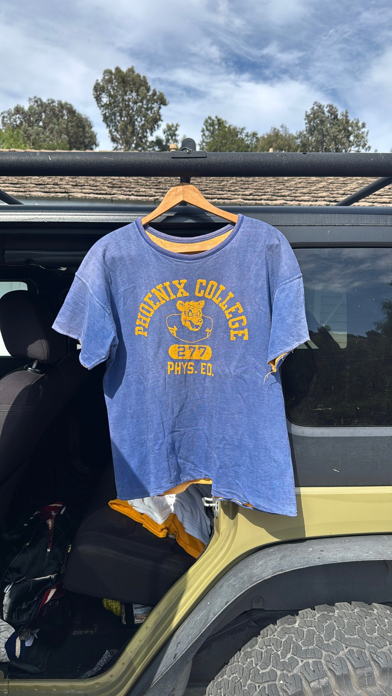 1950s Phoenix College Phys Ed Double Face Tshirt