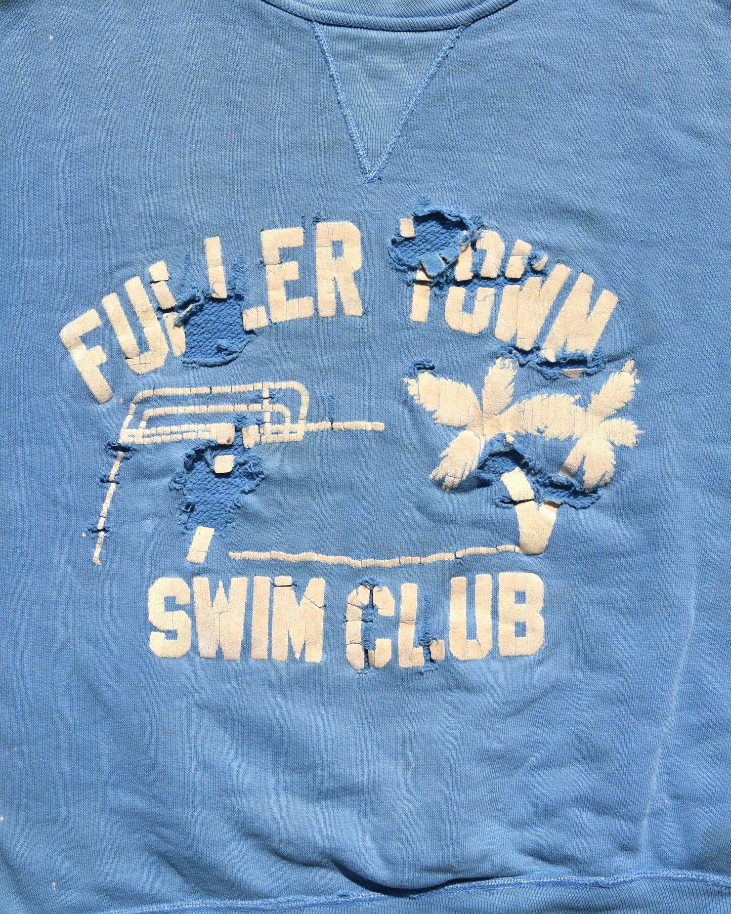 1950s Fuller Town Swim Club Single V Sweatshirt