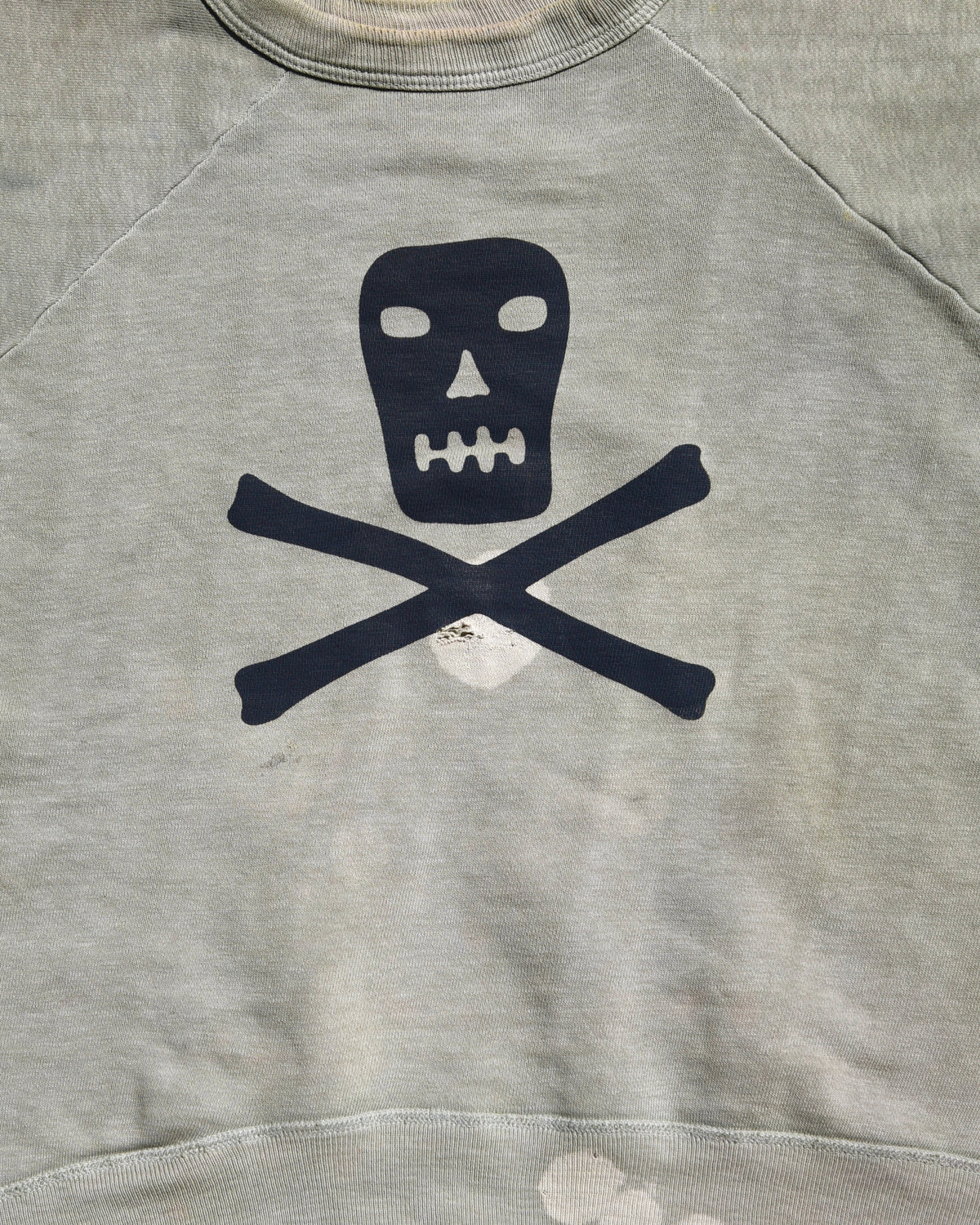 Reworked Skull and Bones Sweatshirt