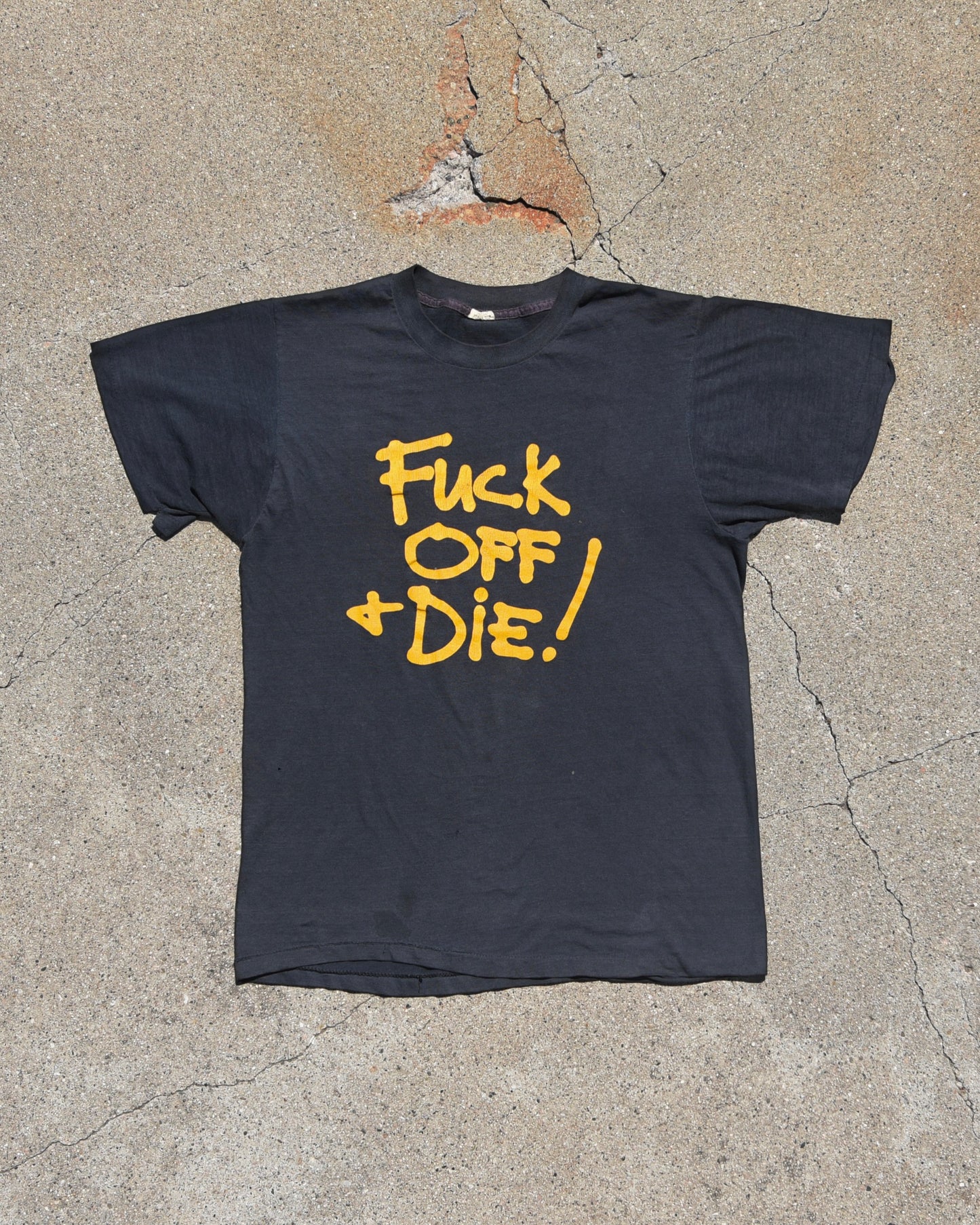 1970s Fuck Off & Die! Tshirt