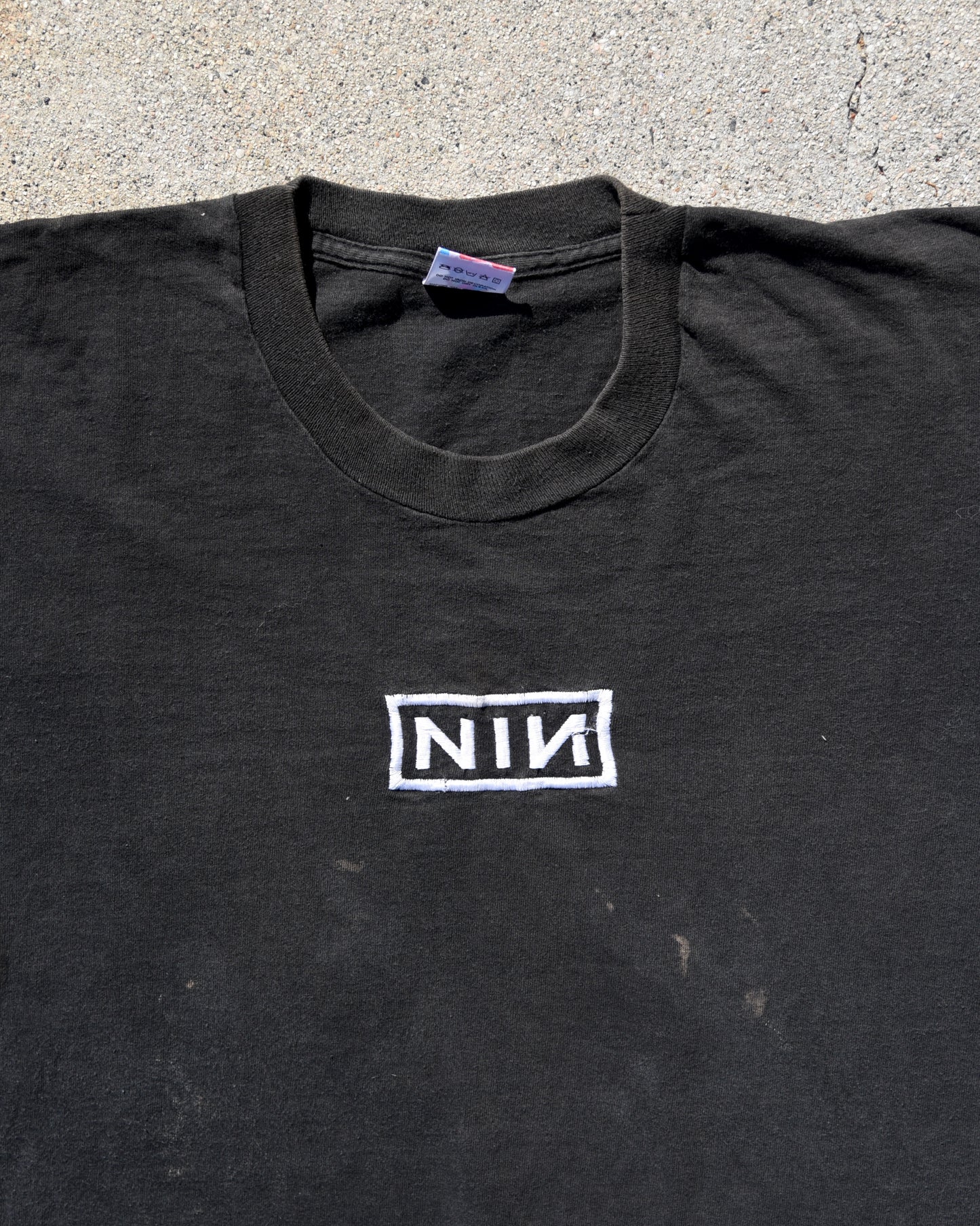 1990s Nine Inch Nails official Vintage NIN Double Sided Tshirt