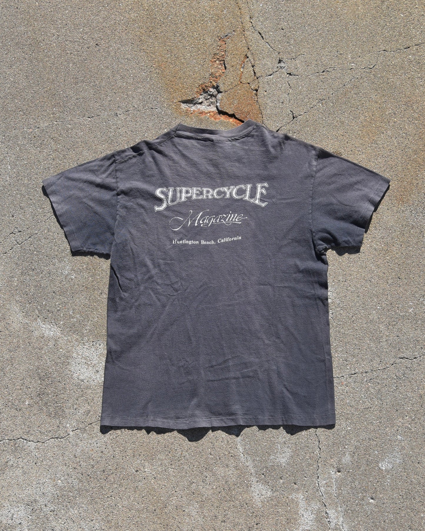 1980s Sun Faded Indian Motorcycles Tshirt