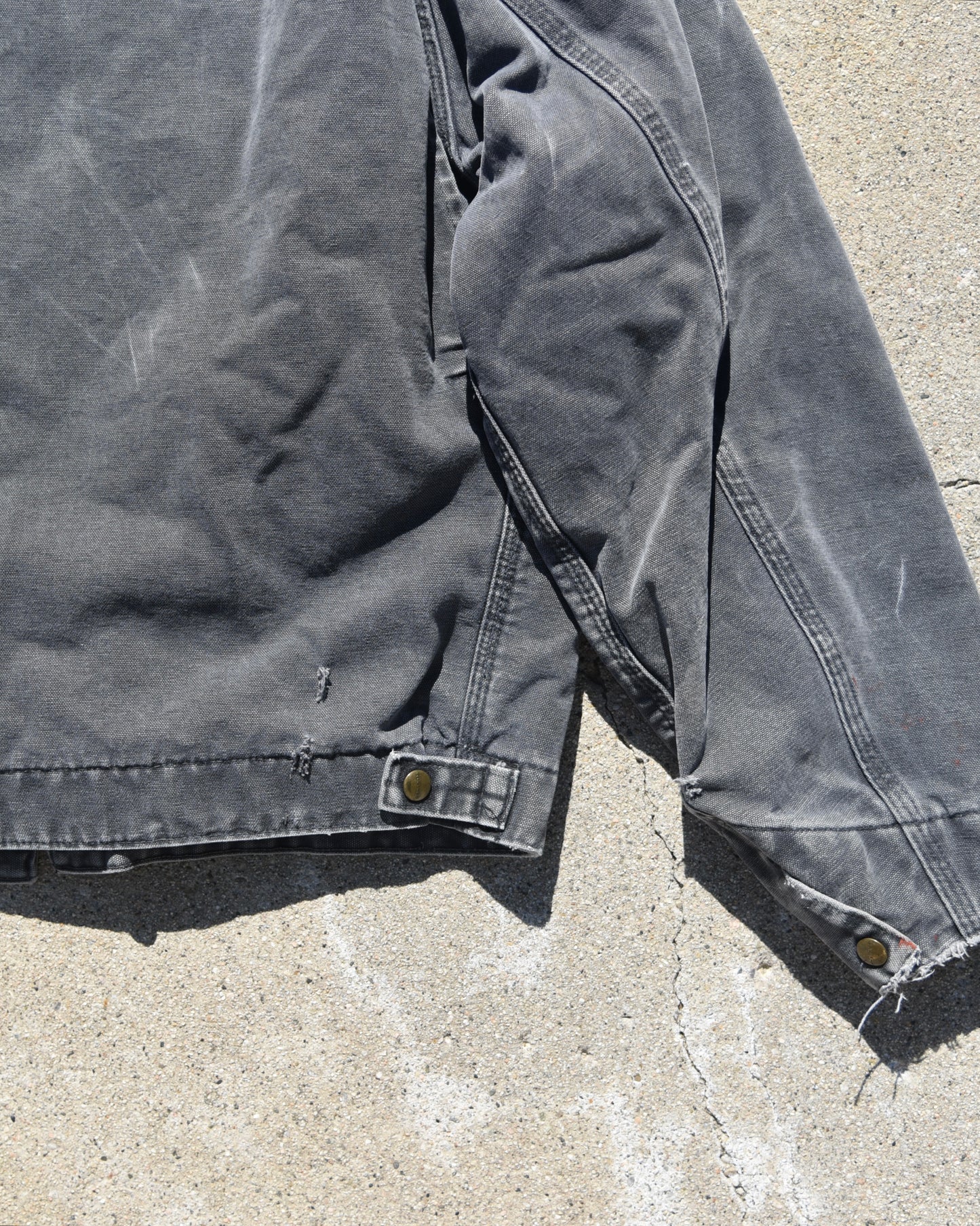 Carhartt J97 PTL Petrol Gray Detroit Jacket - Large