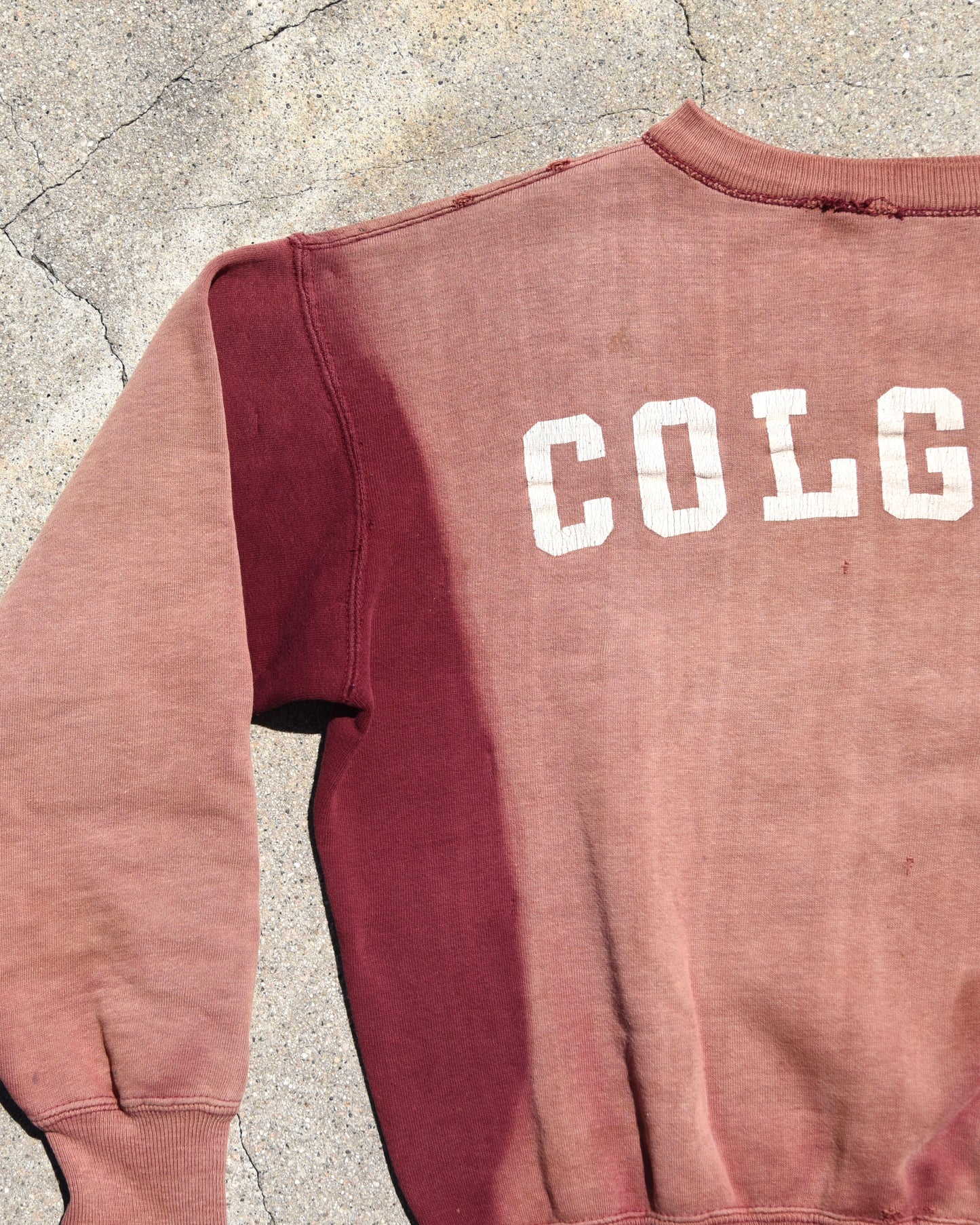 1950s Sun Faded Colgate University Sweatshirt