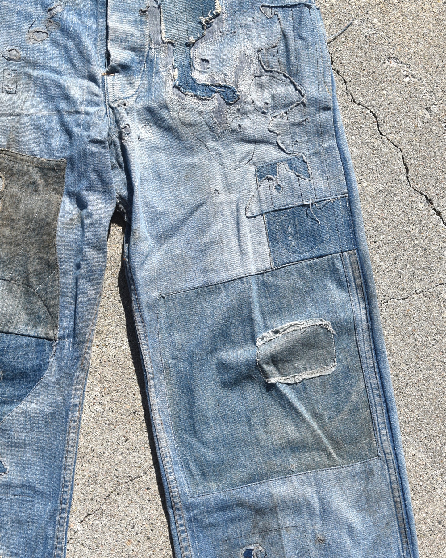 1950s Repaired Selvedge Carpenter Denim Jeans