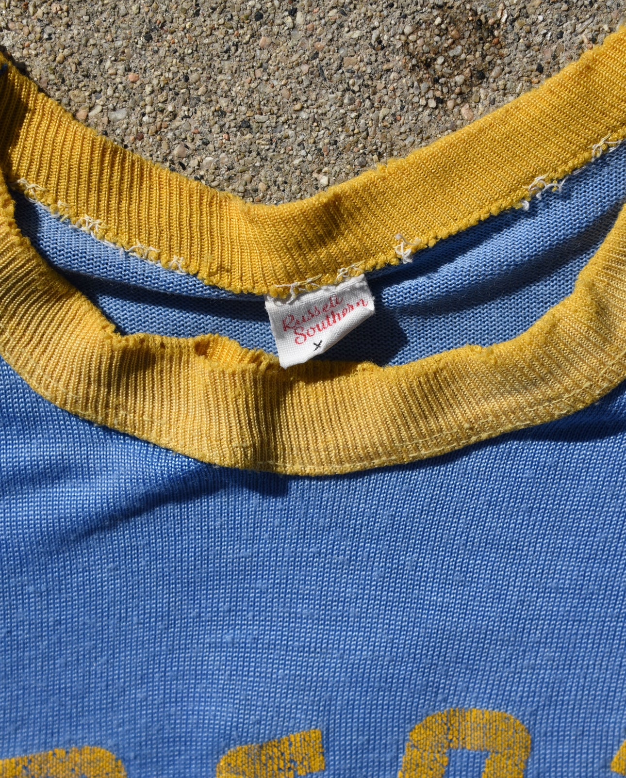 1950s Russell Southern Crest Steel Jersey