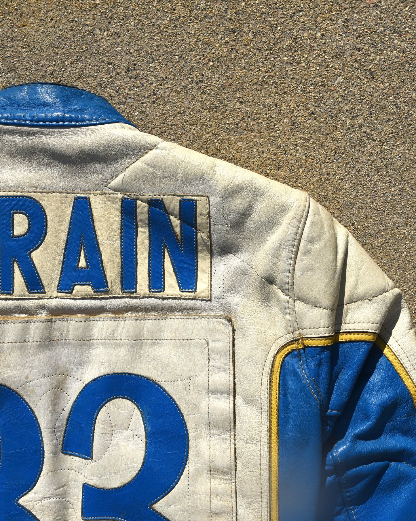 1960s ABC Motorcycle Racing Jacket Leather Cafe Racer