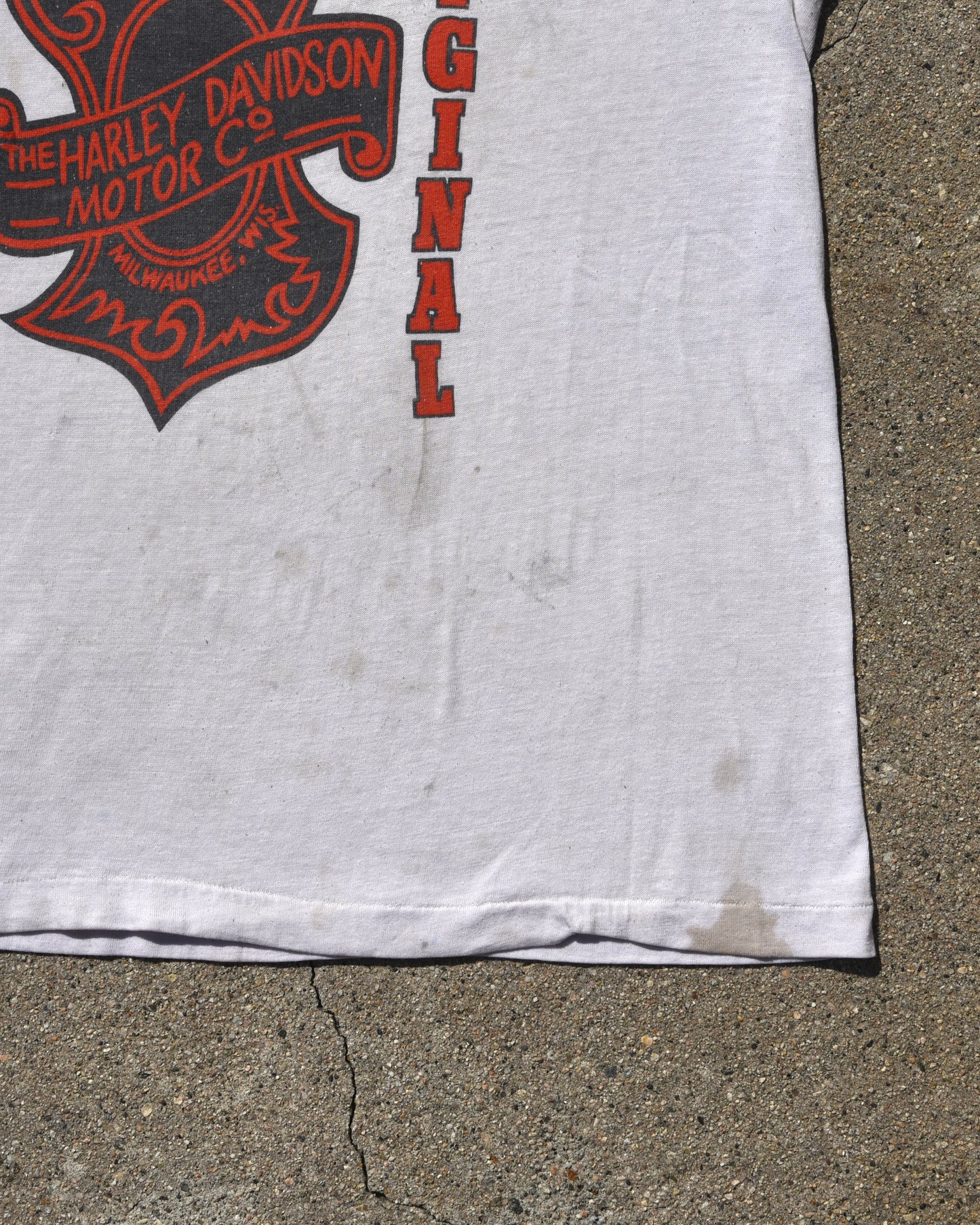 1970s The Original Harley Davidson Tshirt