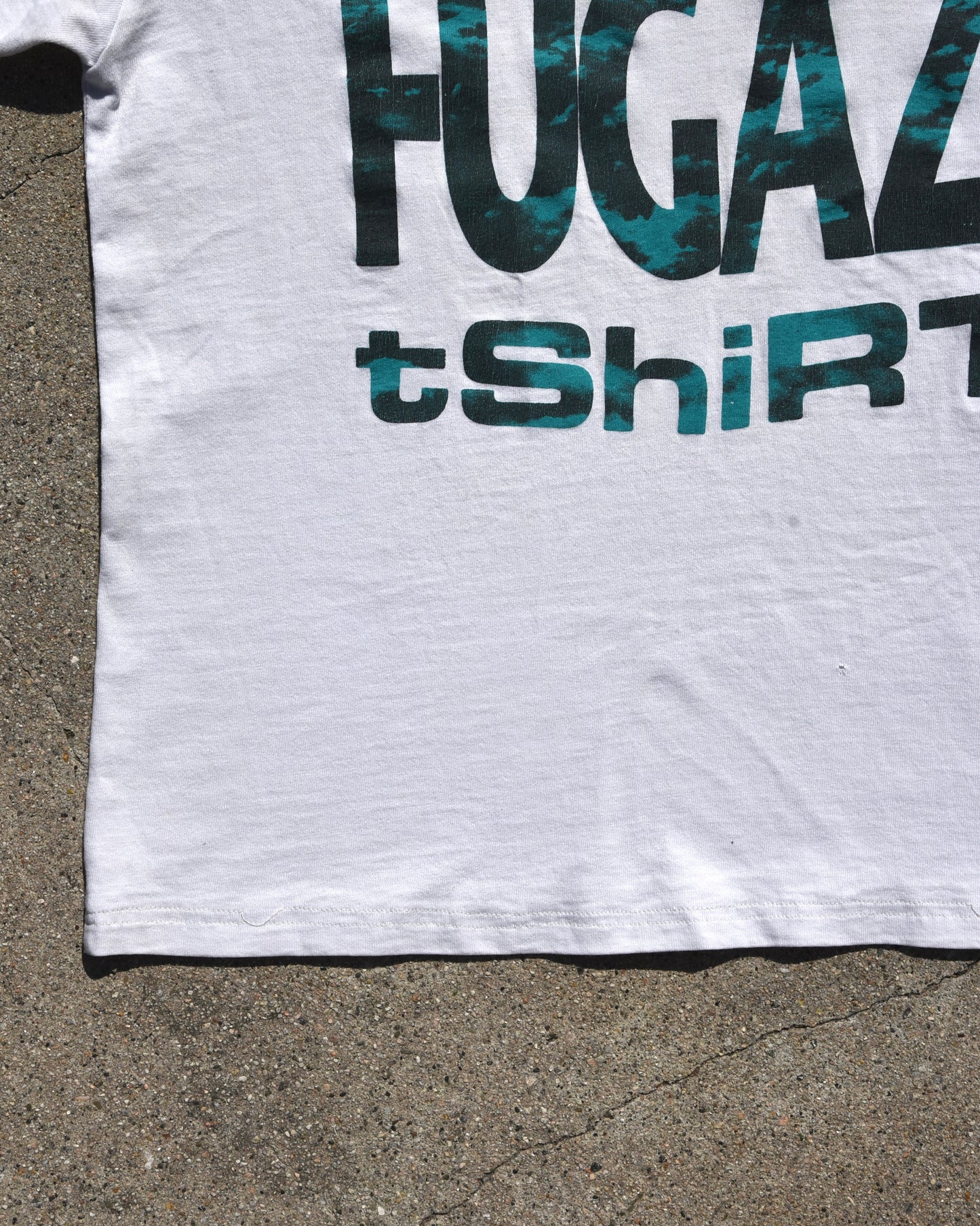 1990s Thrashed and Repaired This Is Not A Fugazi Tshirt