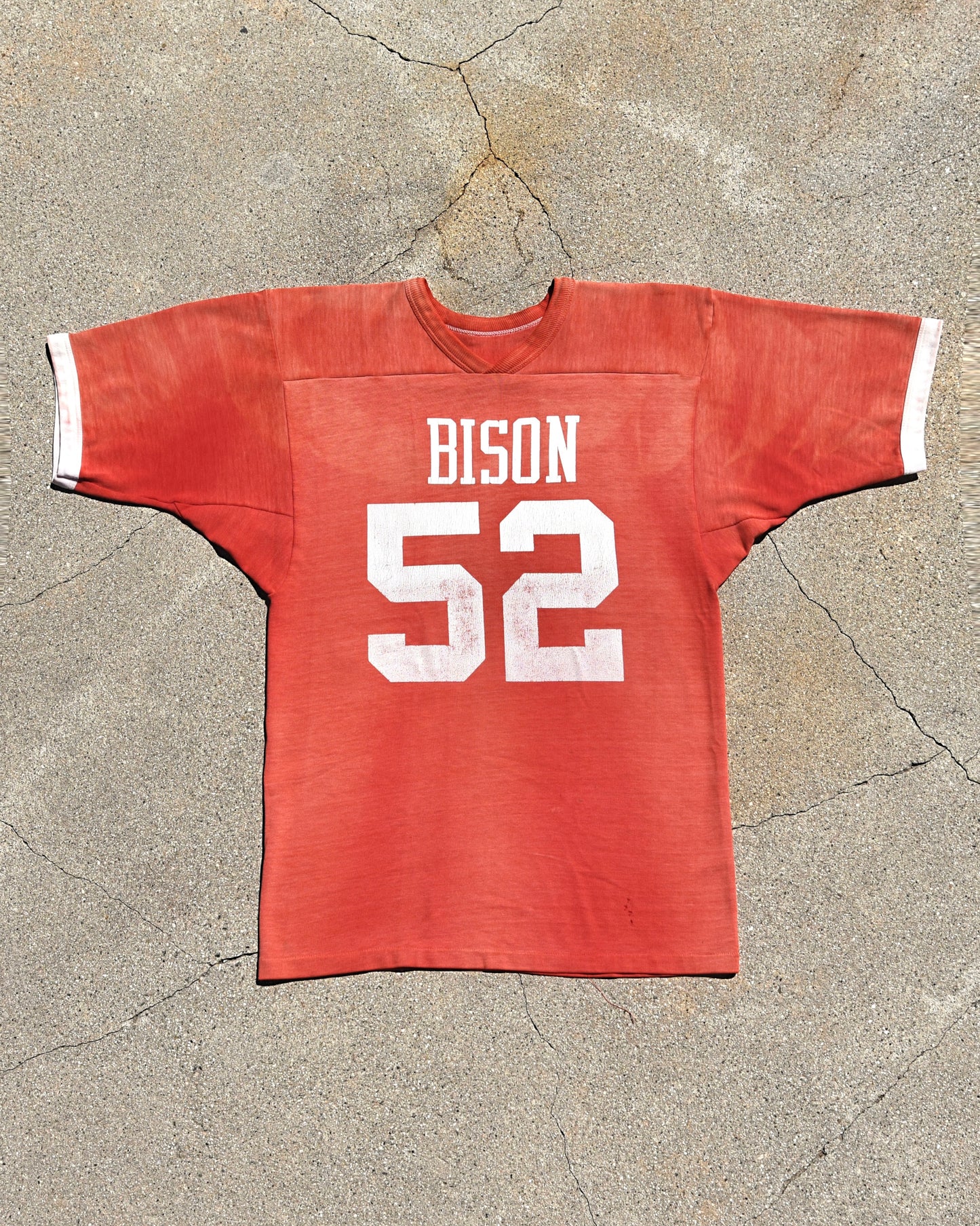 1960s Sun Faded Bison Football Jersey