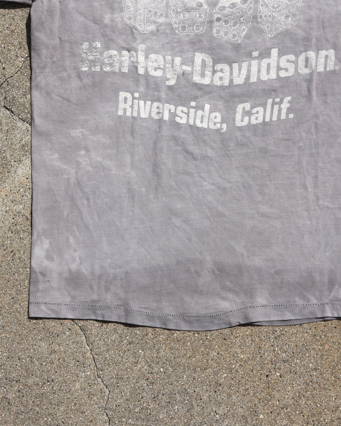 1980s Sun Faded Harley Davidson Make My Day Tshirt