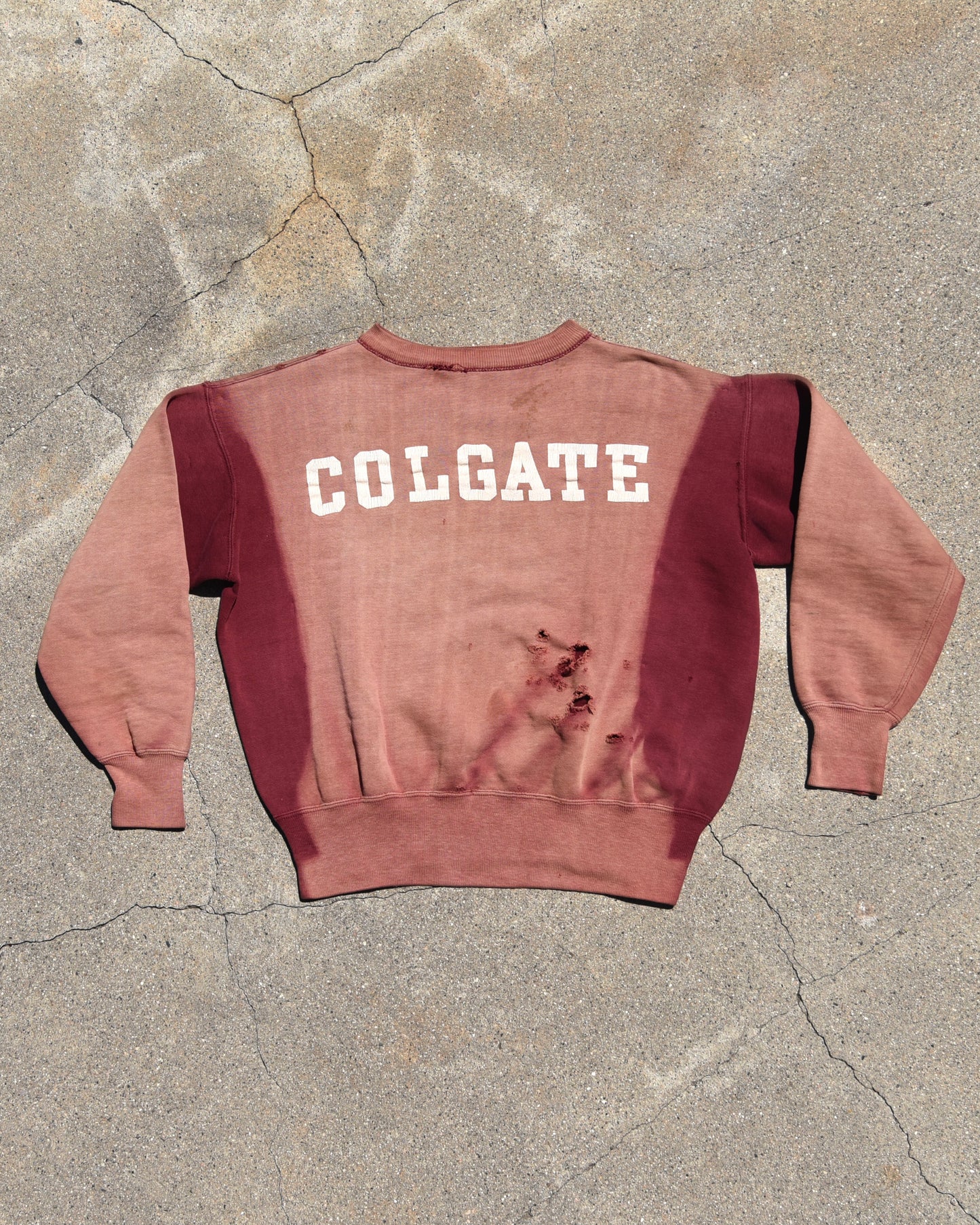 1950s Sun Faded Colgate University Sweatshirt
