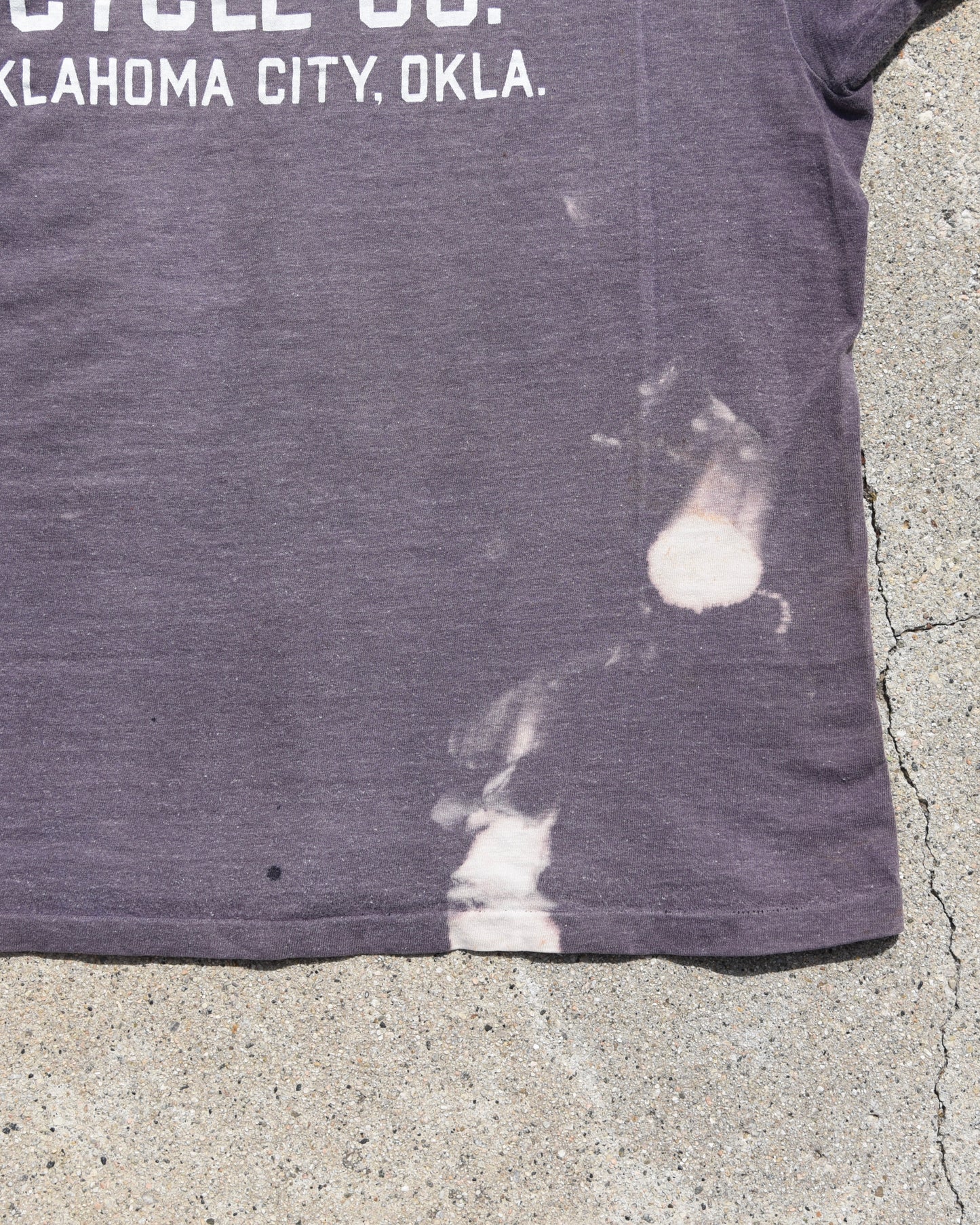 1970s Sun Faded Harley Davidson Oklahoma City Tshirt
