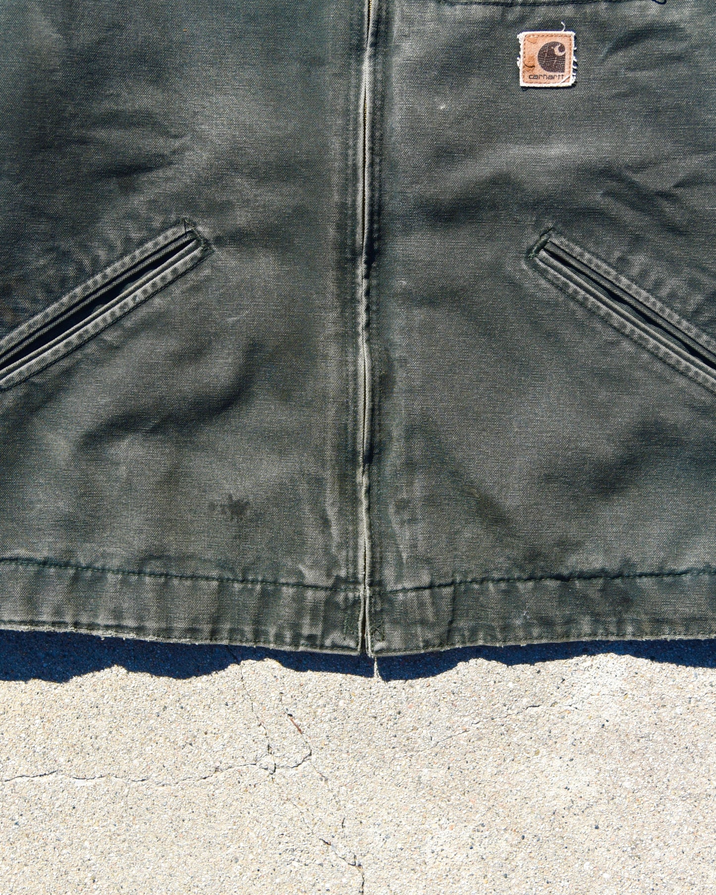 Carhartt J97 MOS Duck Detroit Jacket Moss Green - Large