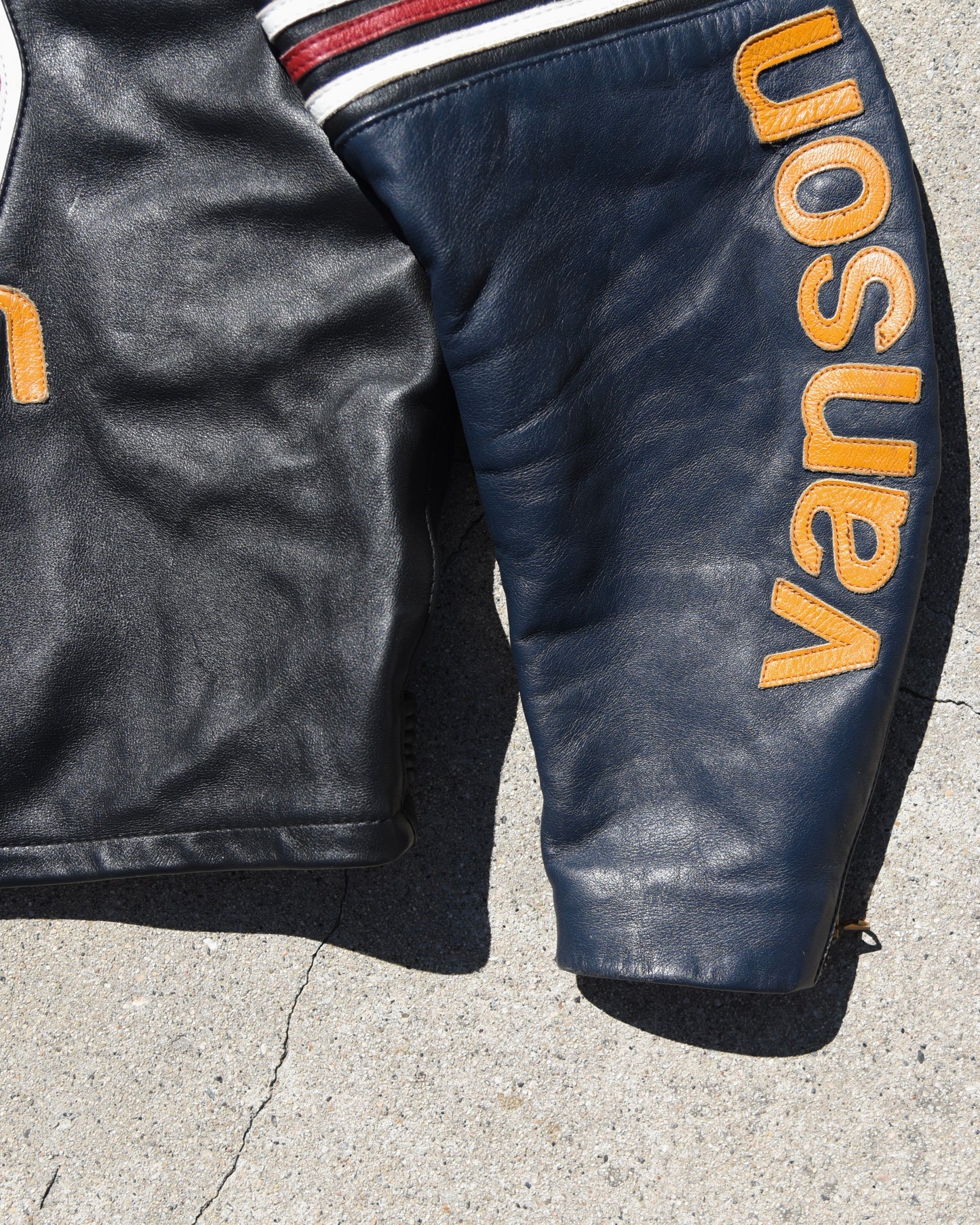 Vanson One Star Racing Leather Jacket - Size 52