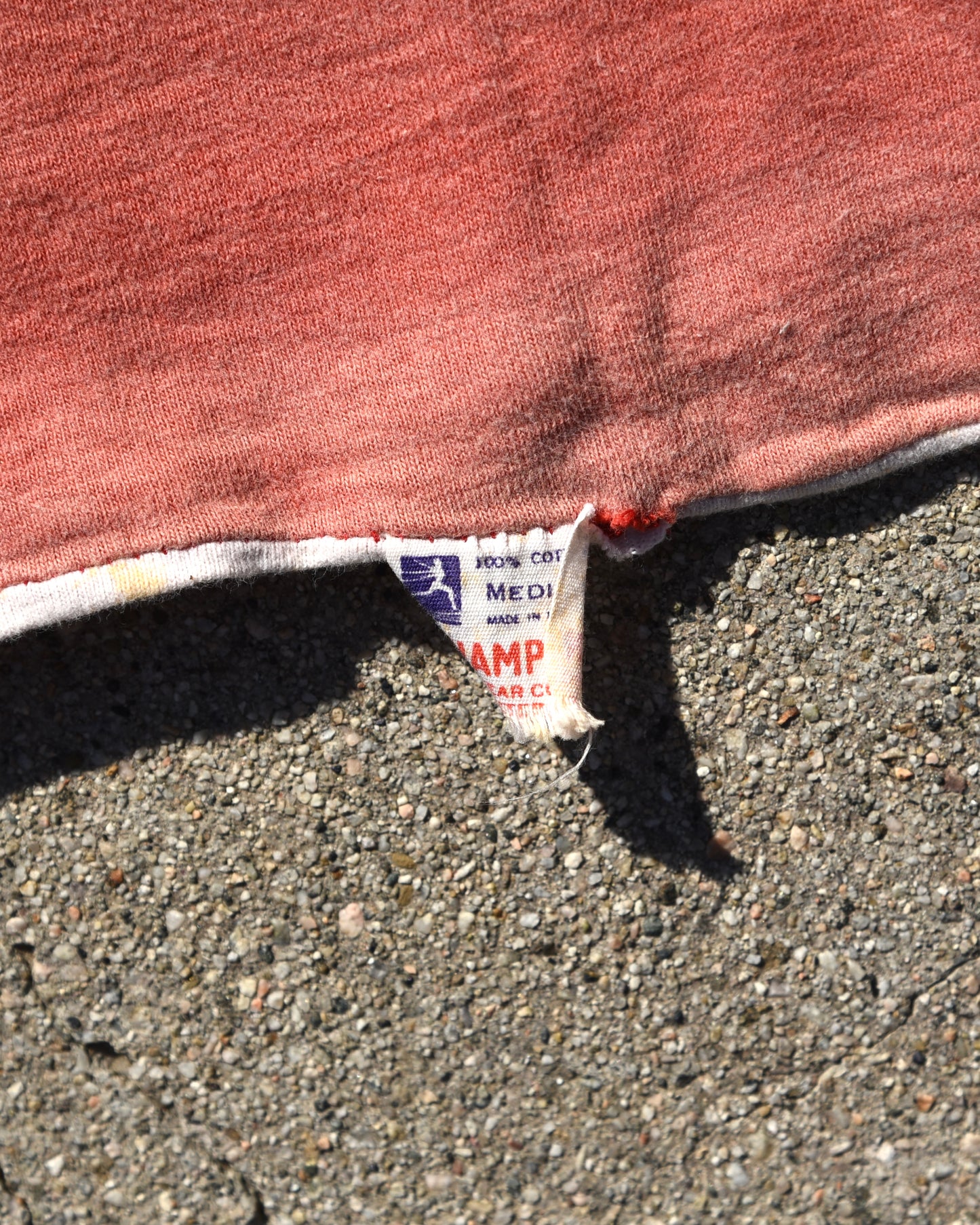 1950s Champion Running Man Double Face Hilltoppers Phys Ed Tshirt