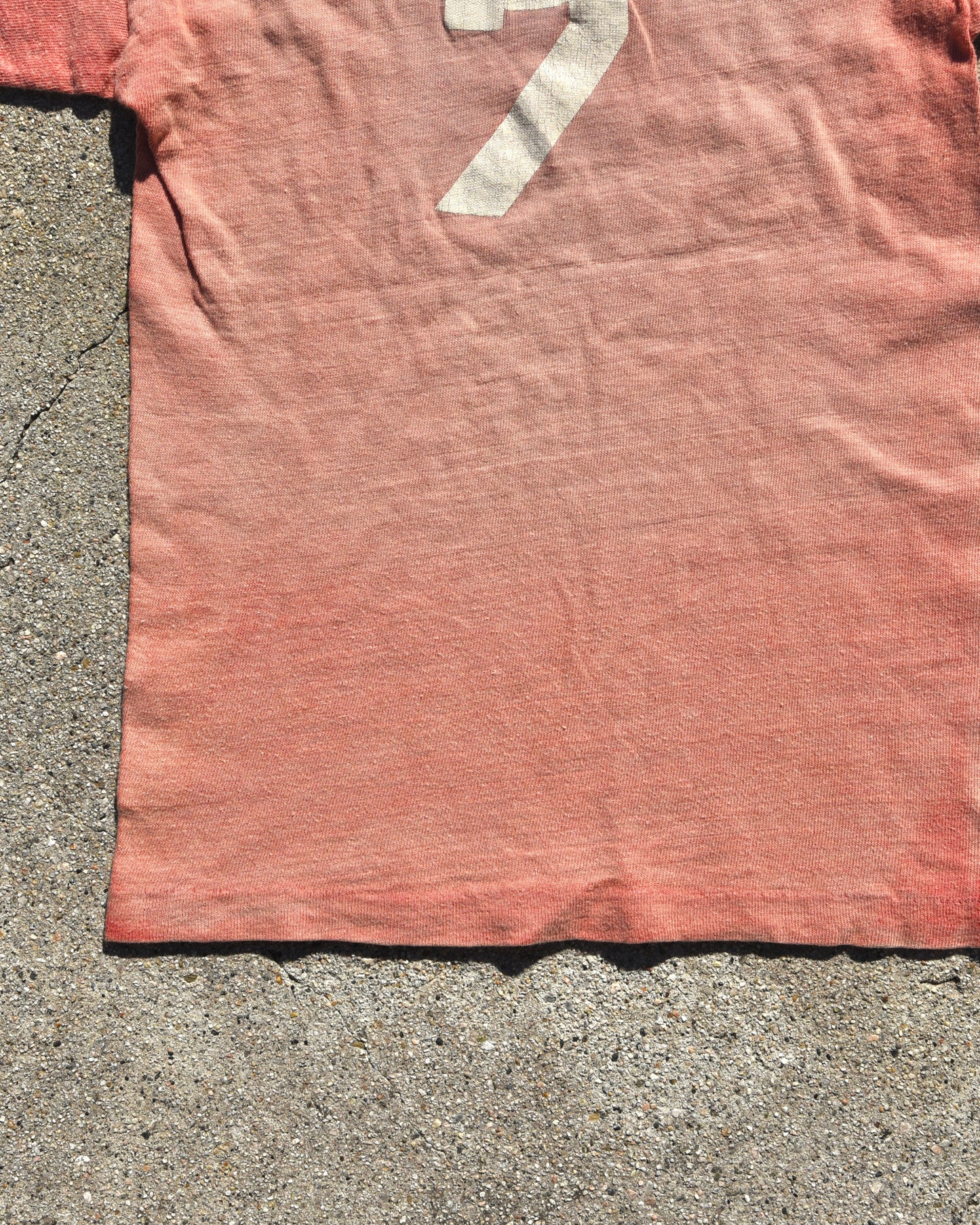 1950s Sun Faded Cardinals #7 Femme Tshirt