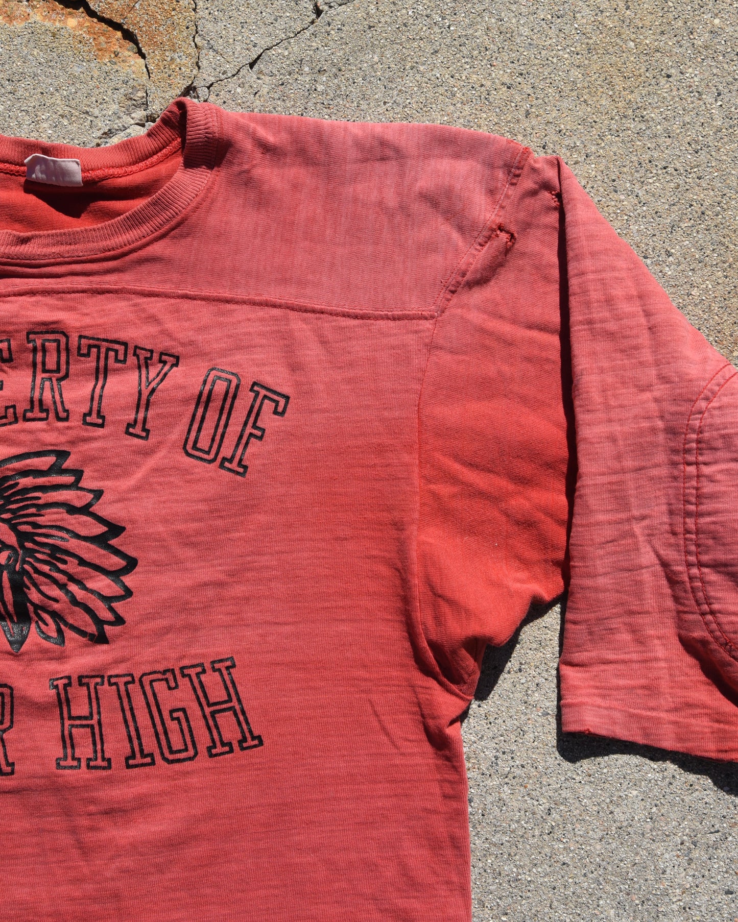 1960s Thrashed and Sun Faded Weir High Jersey