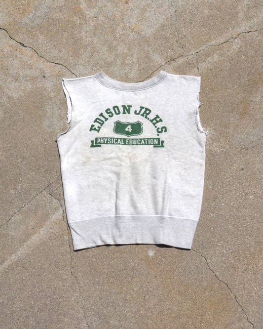 1950s Edison Phys Ed Cutoff Sweatshirt