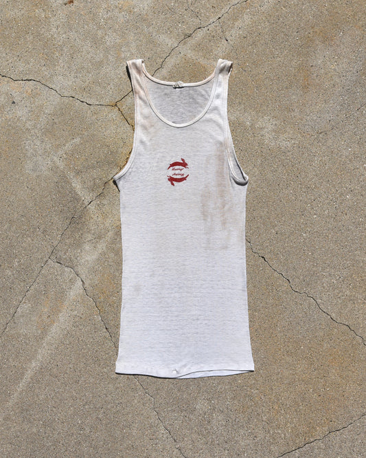 1960s Lucky Bunny Stenciled Tank Top