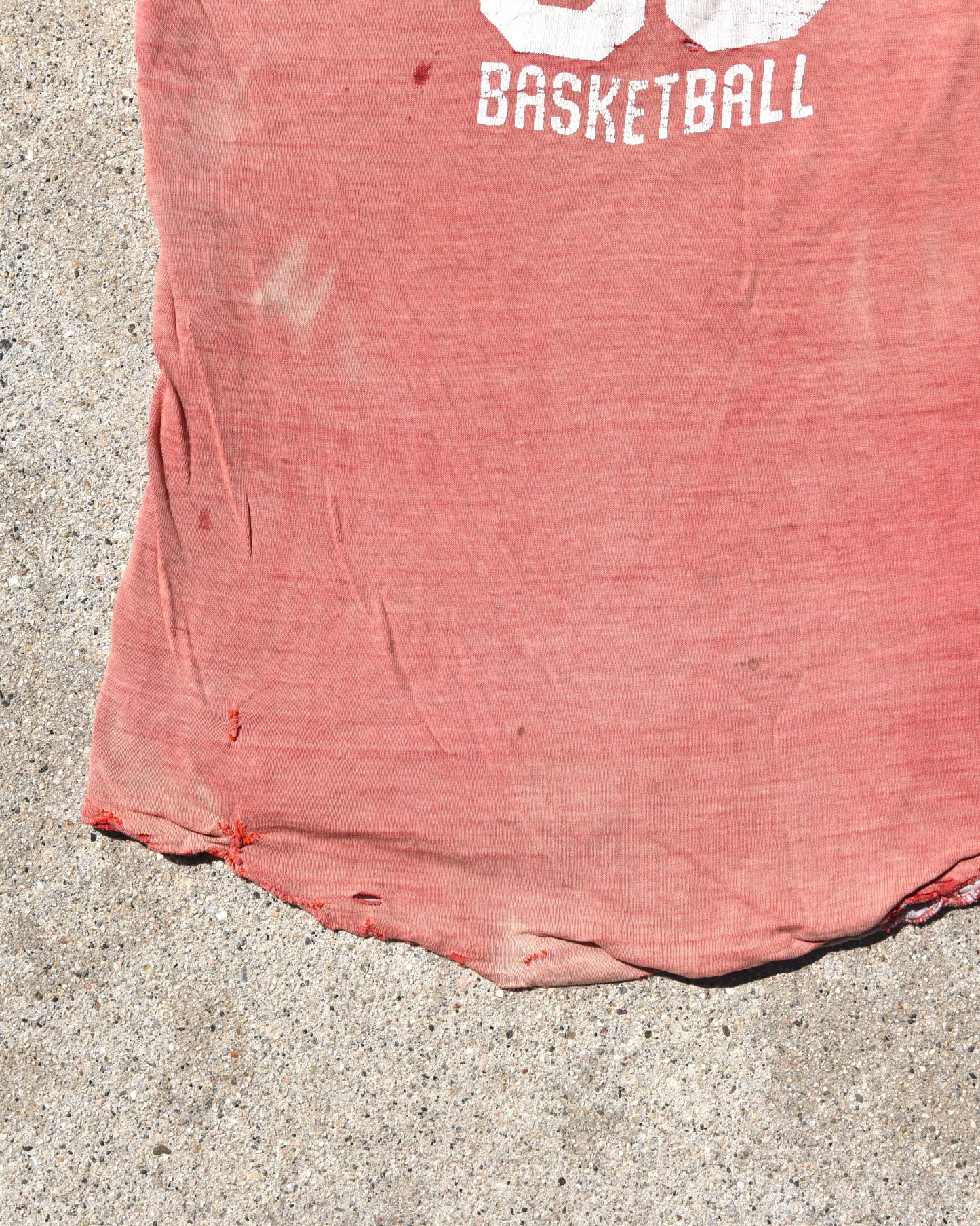 1950s Sun Faded Lamont Red Devils Double Face Jersey