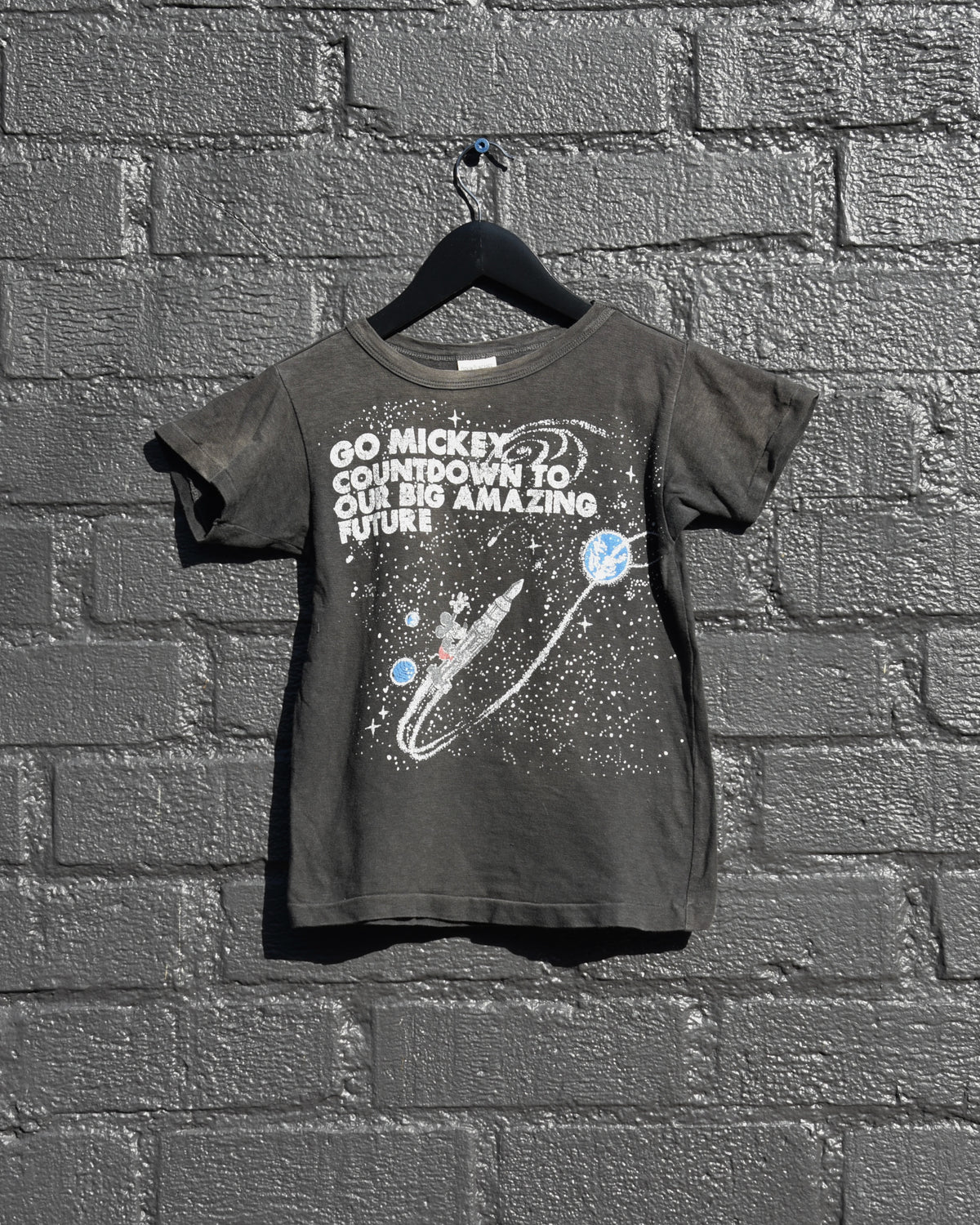 Denim Dungaree Go Mickey Tshirt