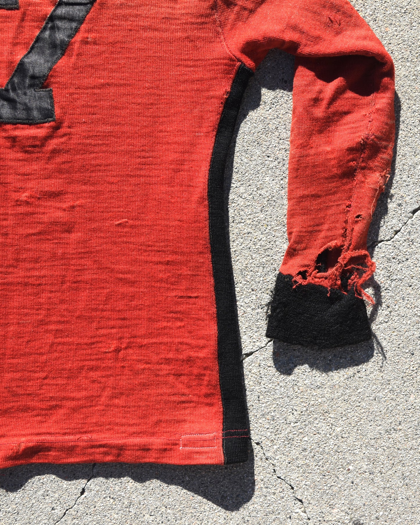 1940s Football Jersey - Thrashed And Repaired