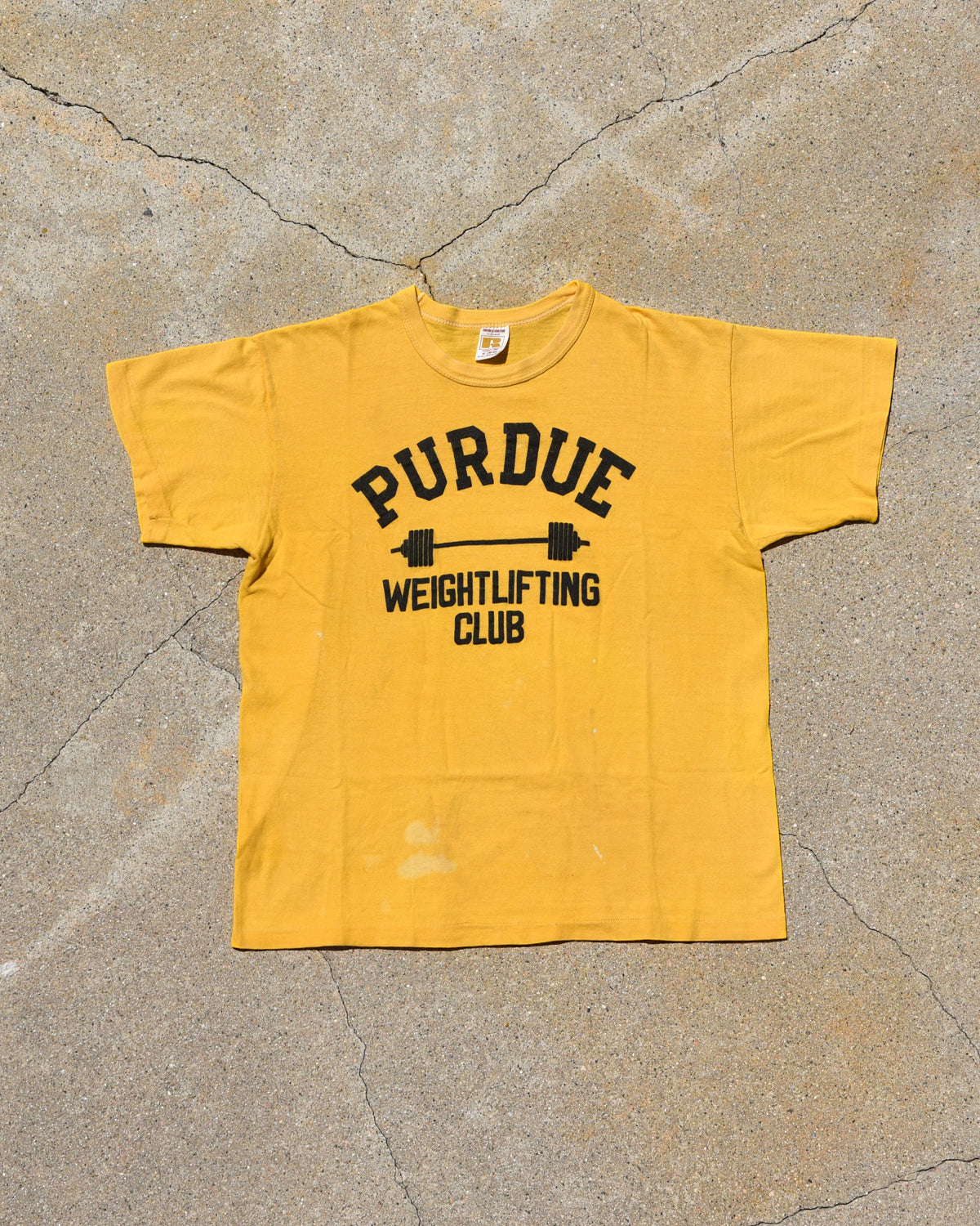 1970s Purdue Weightlifting Club Tshirt