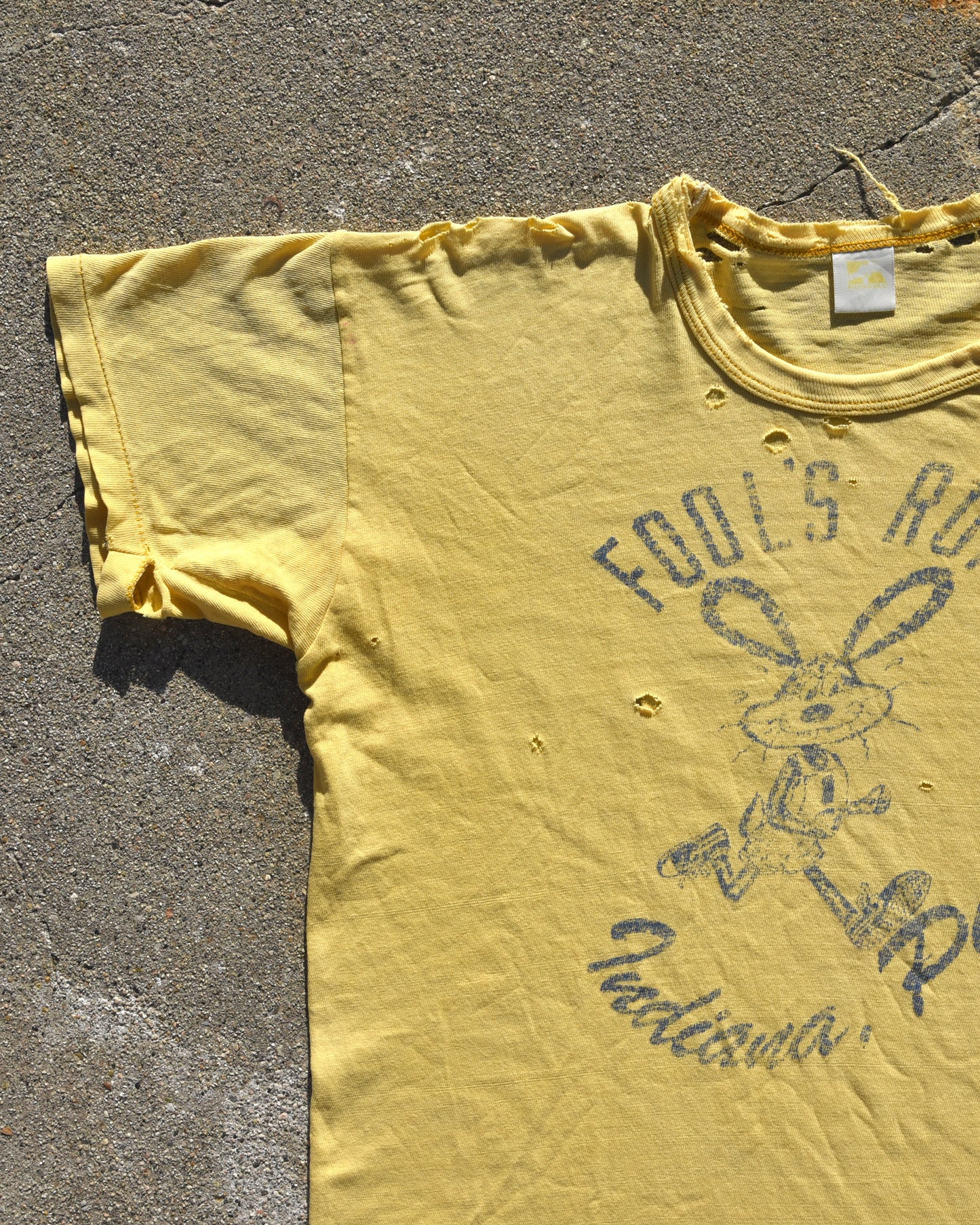 1970s Thrashed Fool’s Run Indiana Tshirt