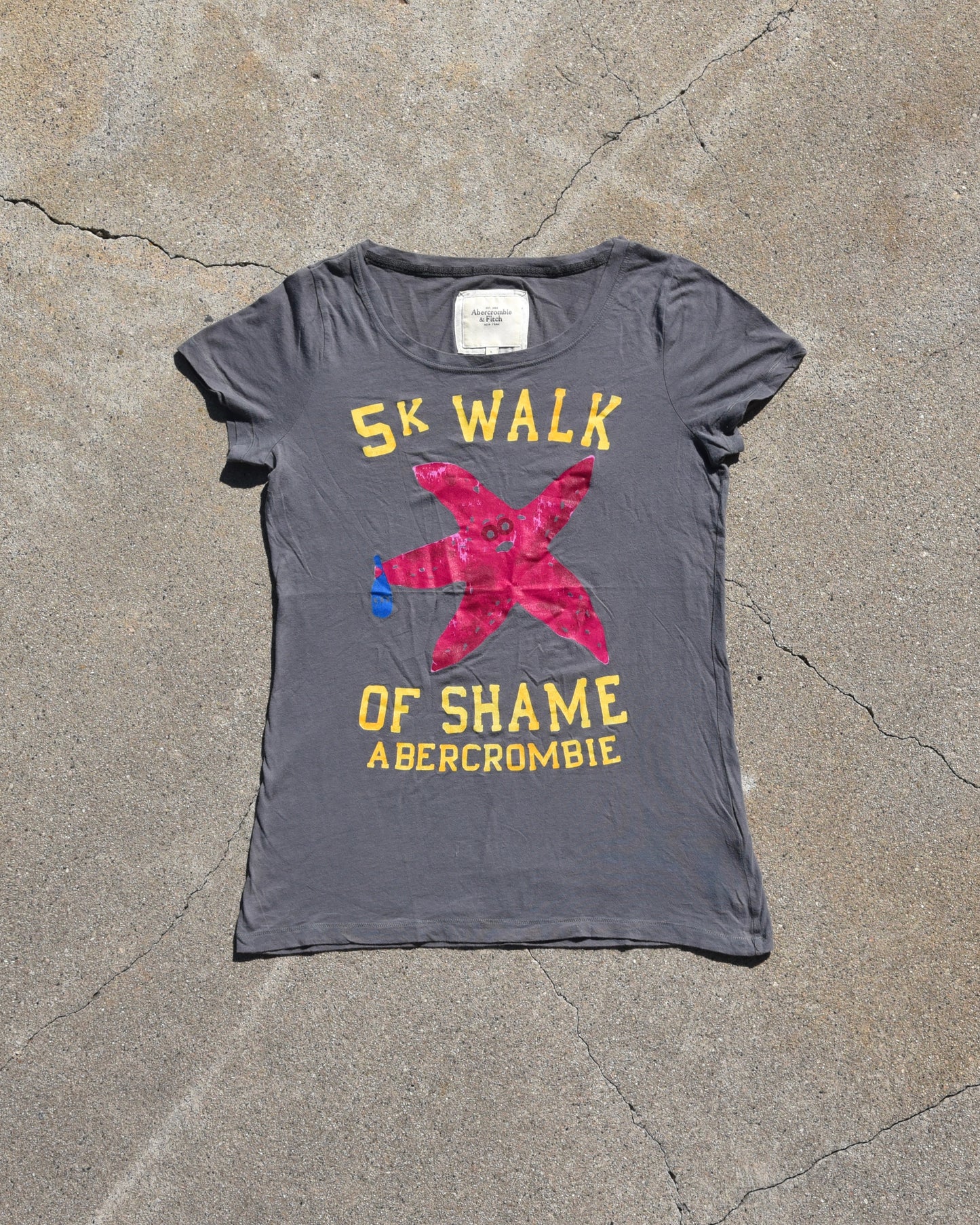Y2K Abercrombie 5k Walk of Shame Femme Tshirt
