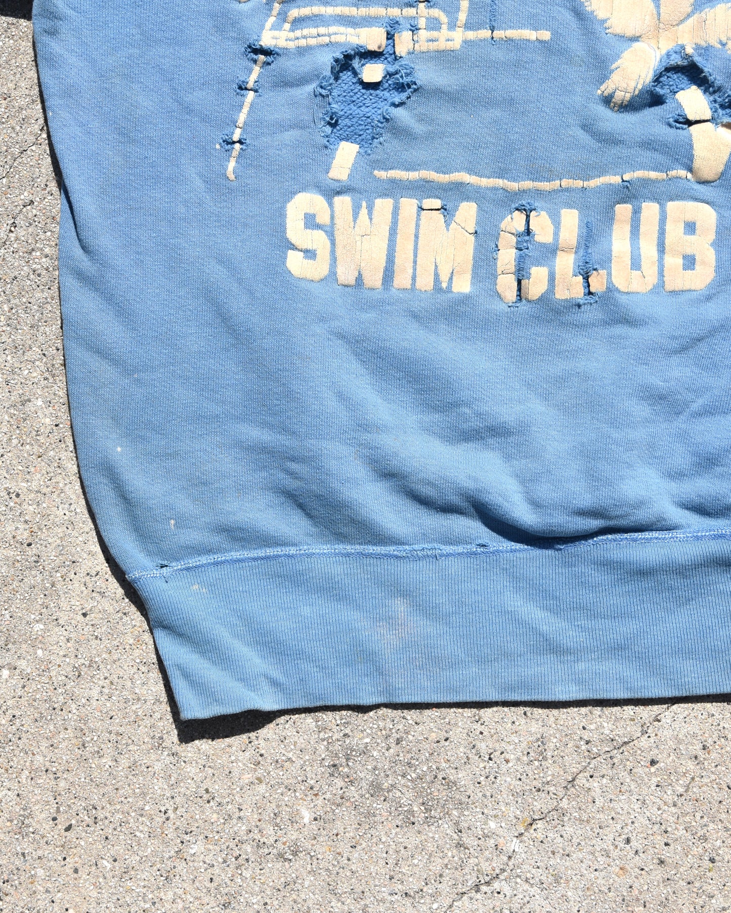 1950s Fuller Town Swim Club Single V Sweatshirt