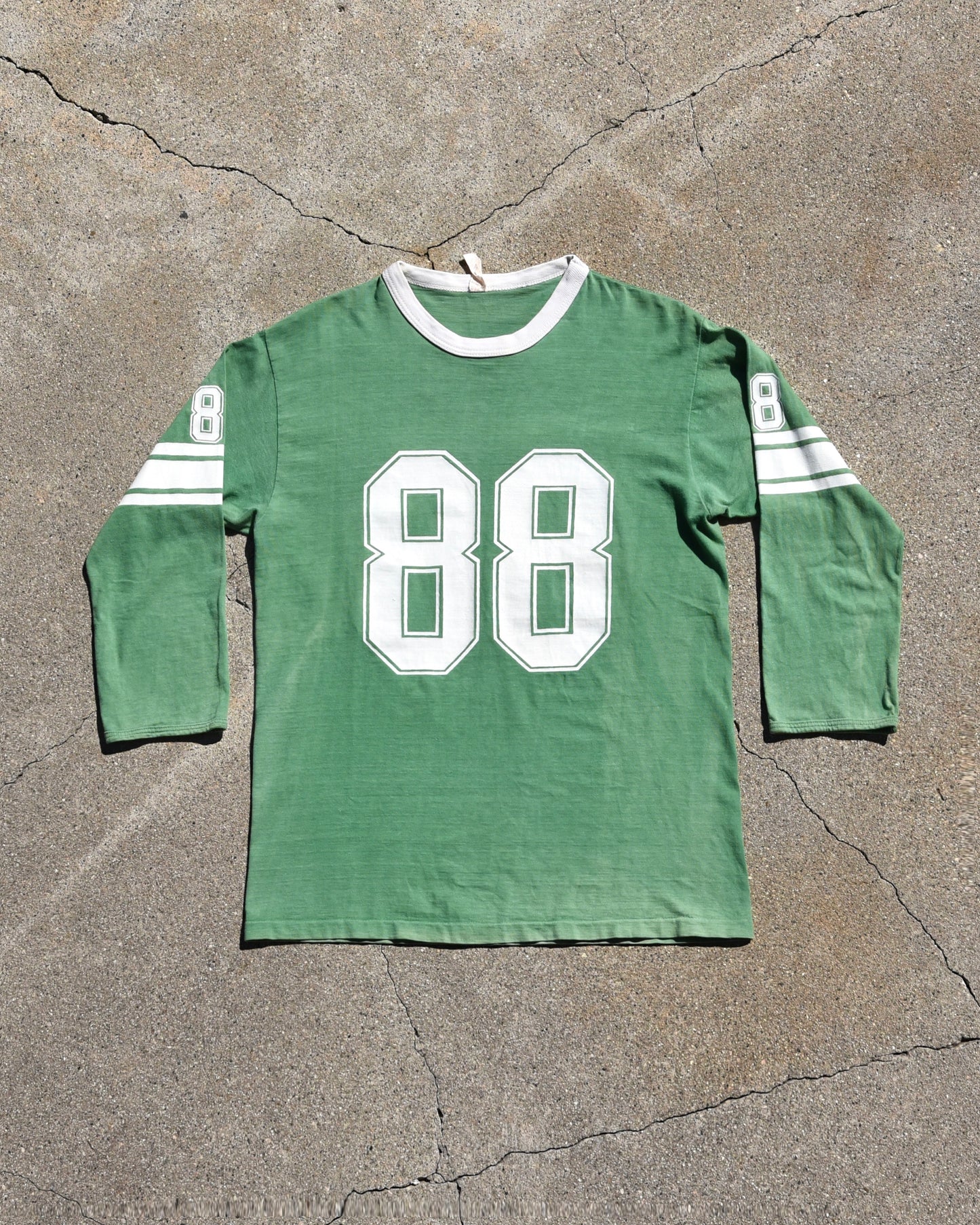 1970s Sun Faded Cotton Football Jersey